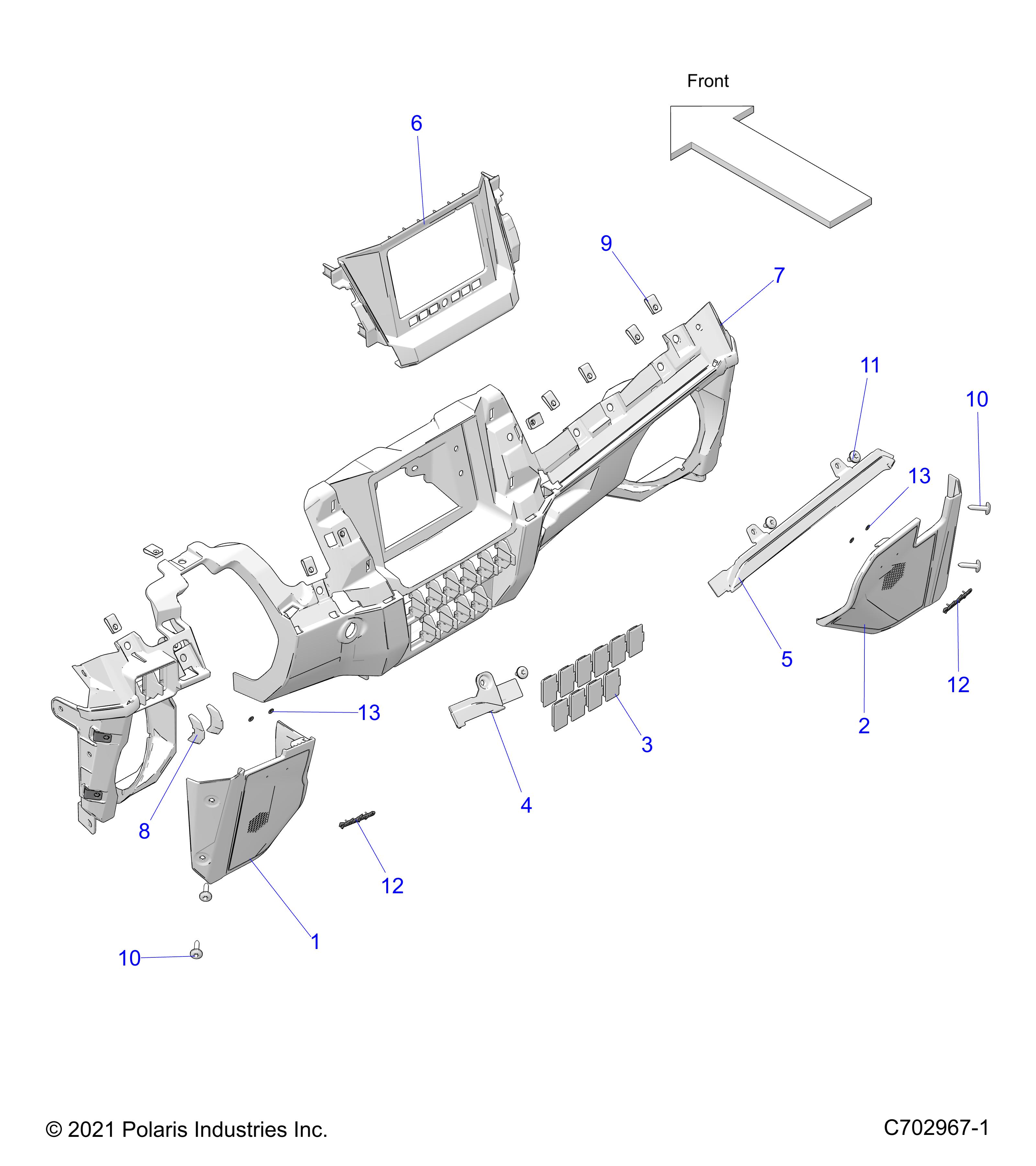 Part Number : 7547973 NUT PUSH BADGE