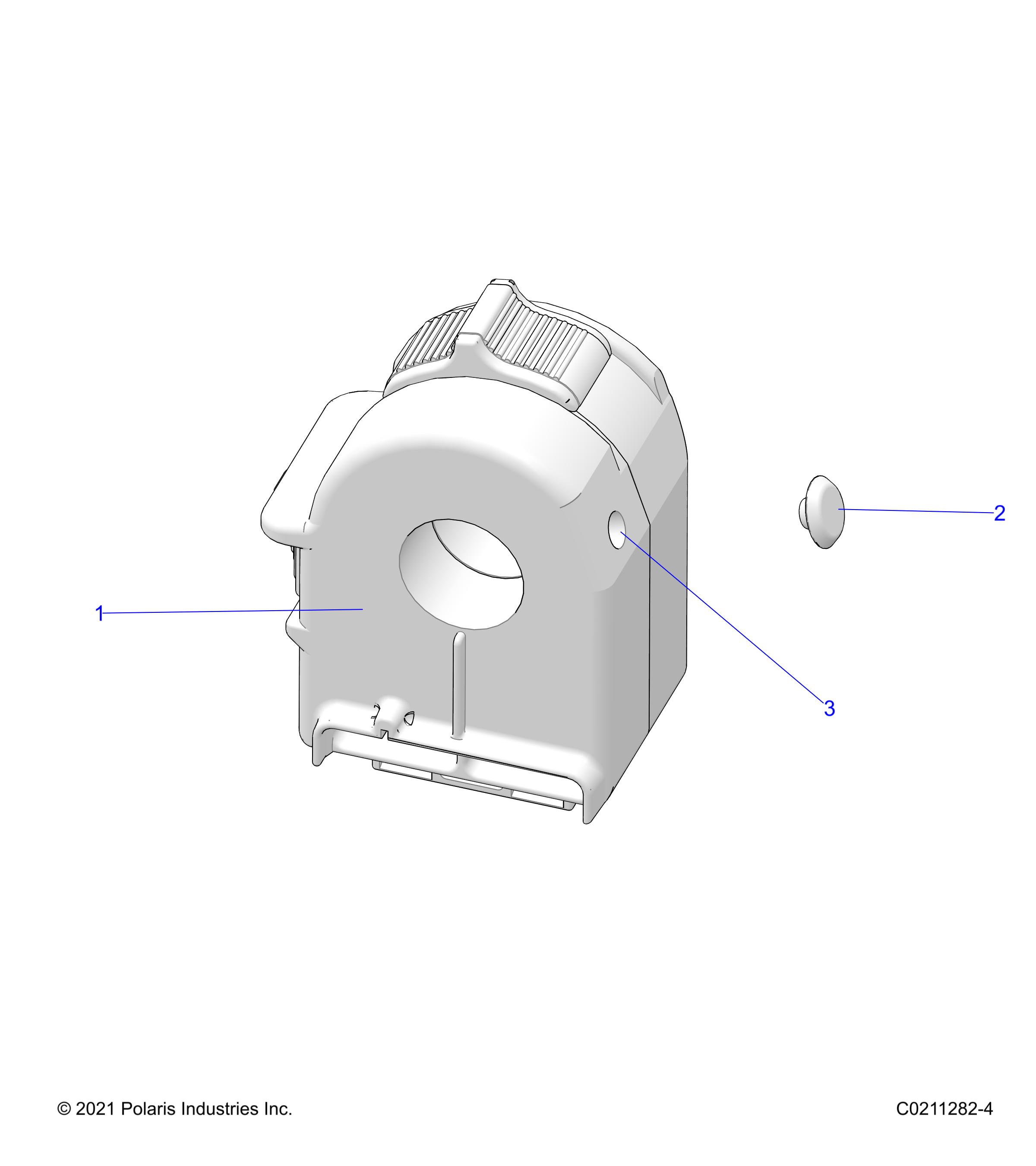 Foto diagrama Polaris que contem a peça 4019045