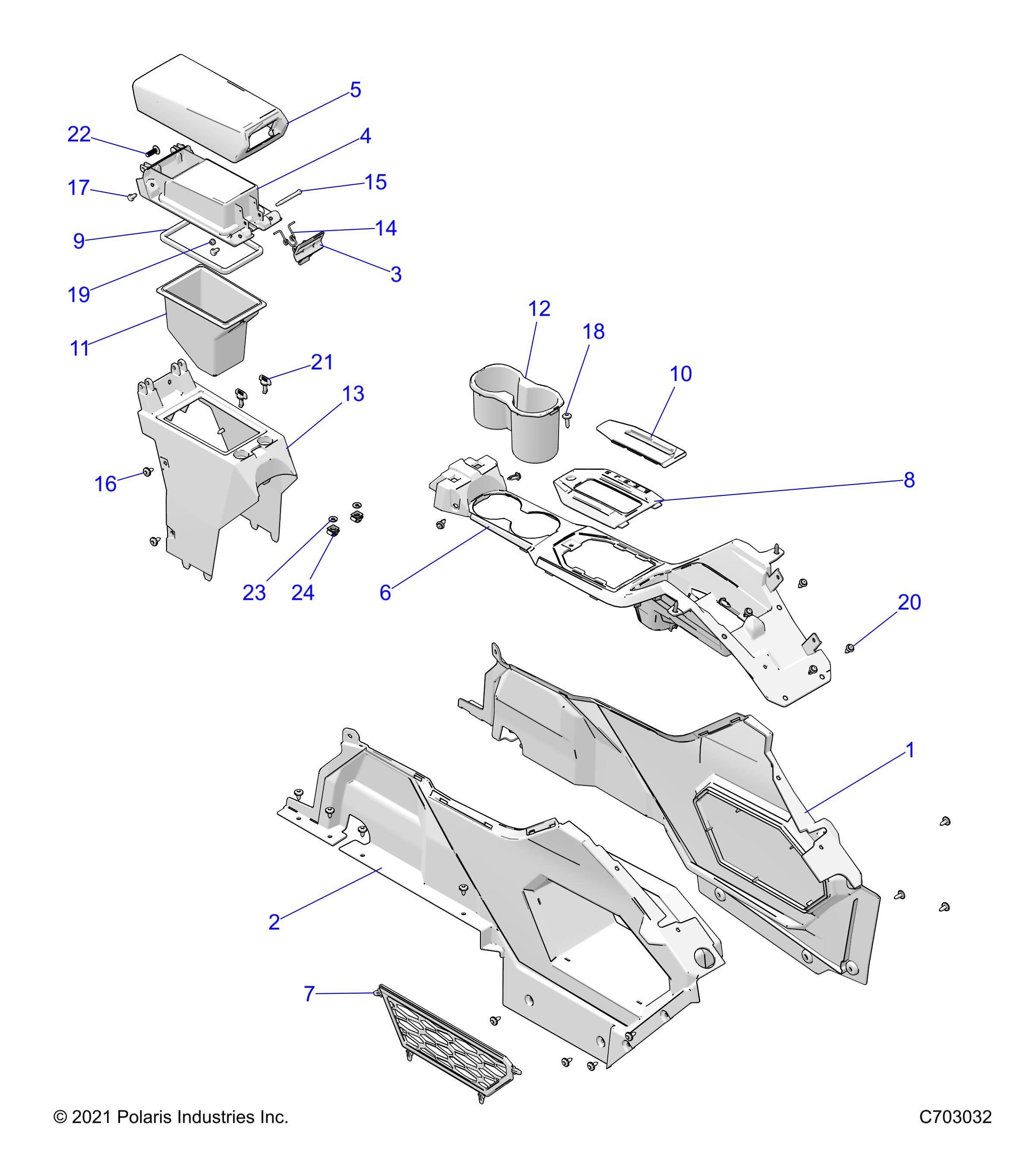 Part Number : 5456354-070 PANEL-SHIFT COVER BLK