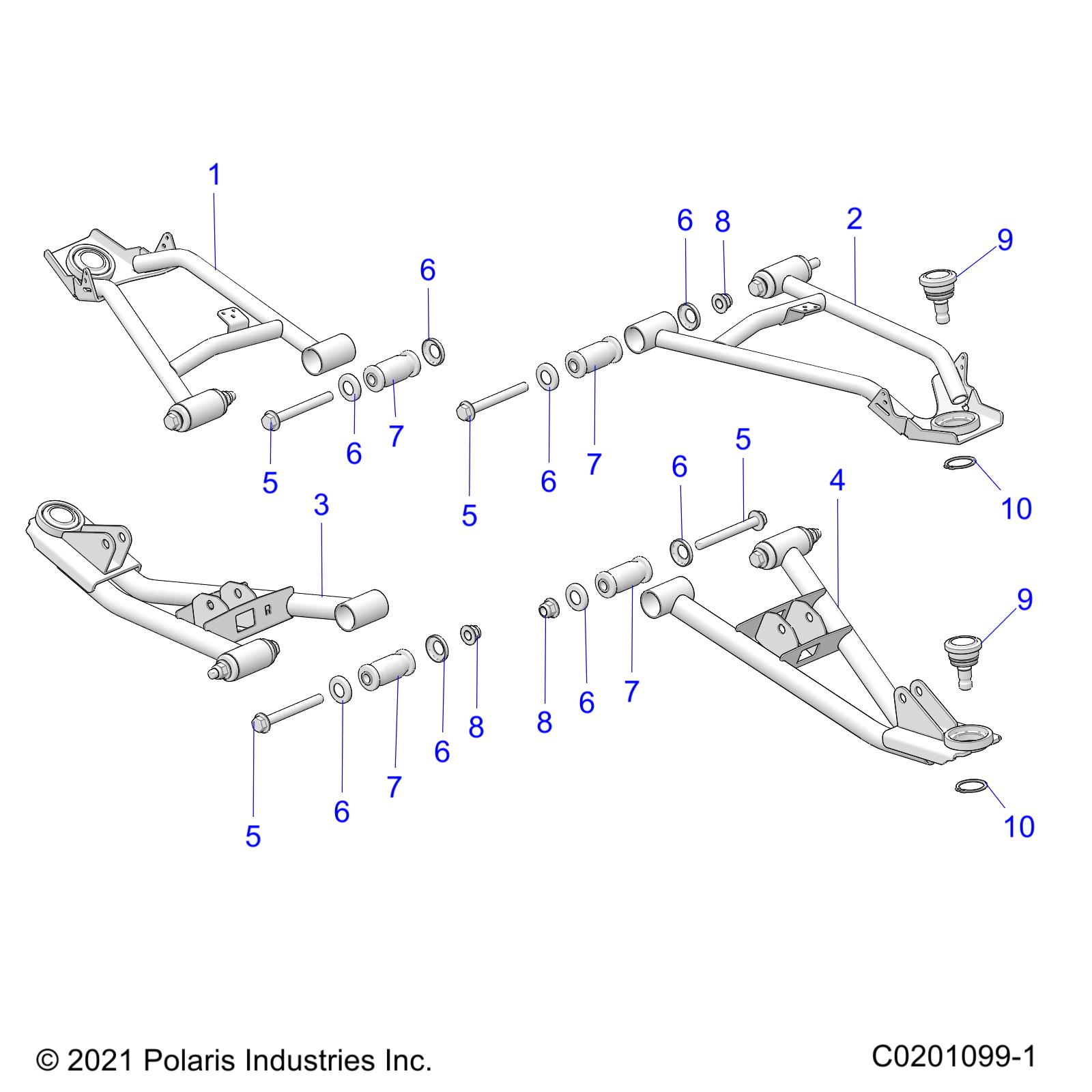 Part Number : 1544912-458 WELD-A-ARM FRT LWR LH M.BLK