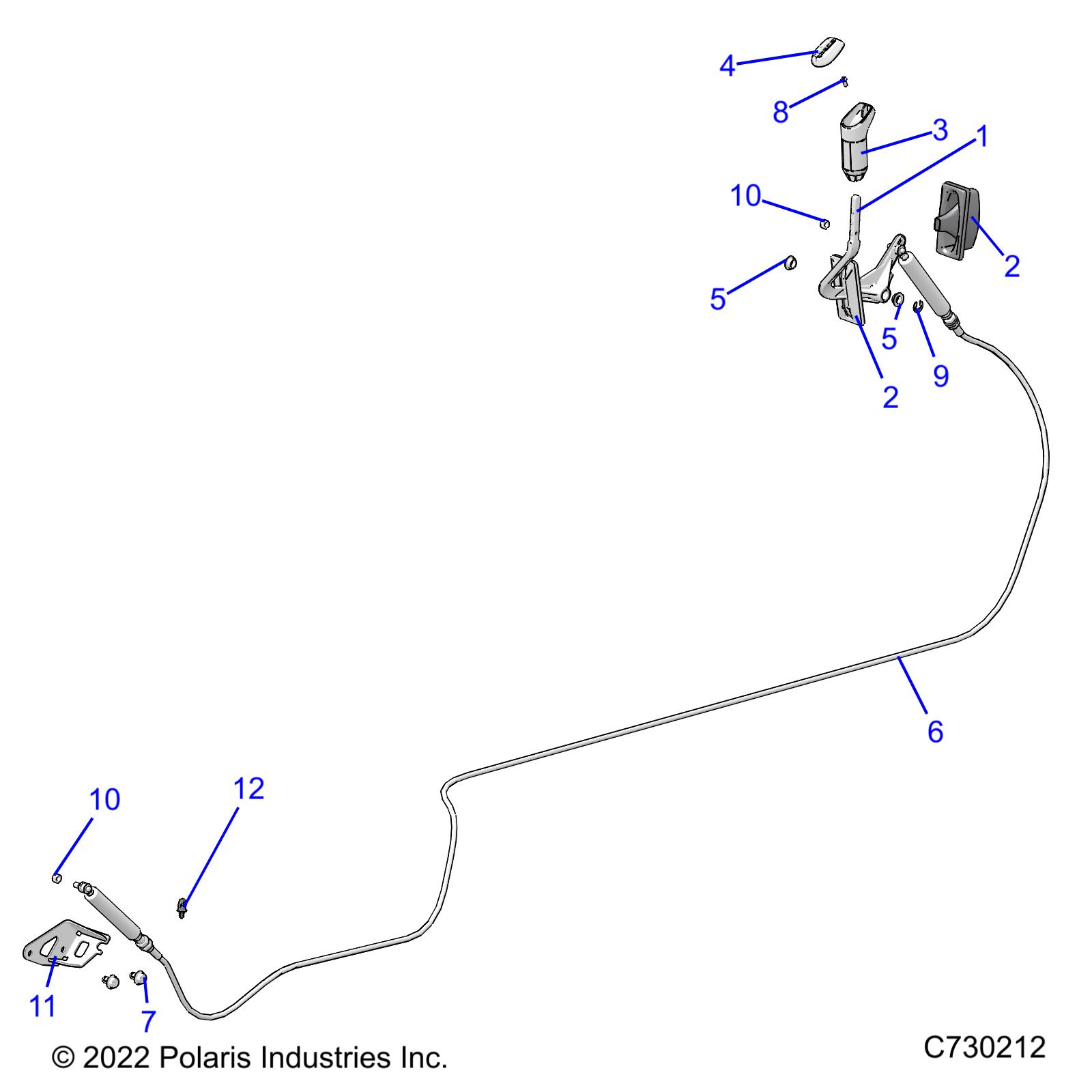 Part Number : 7082755 CABLE-SHIFT BASE