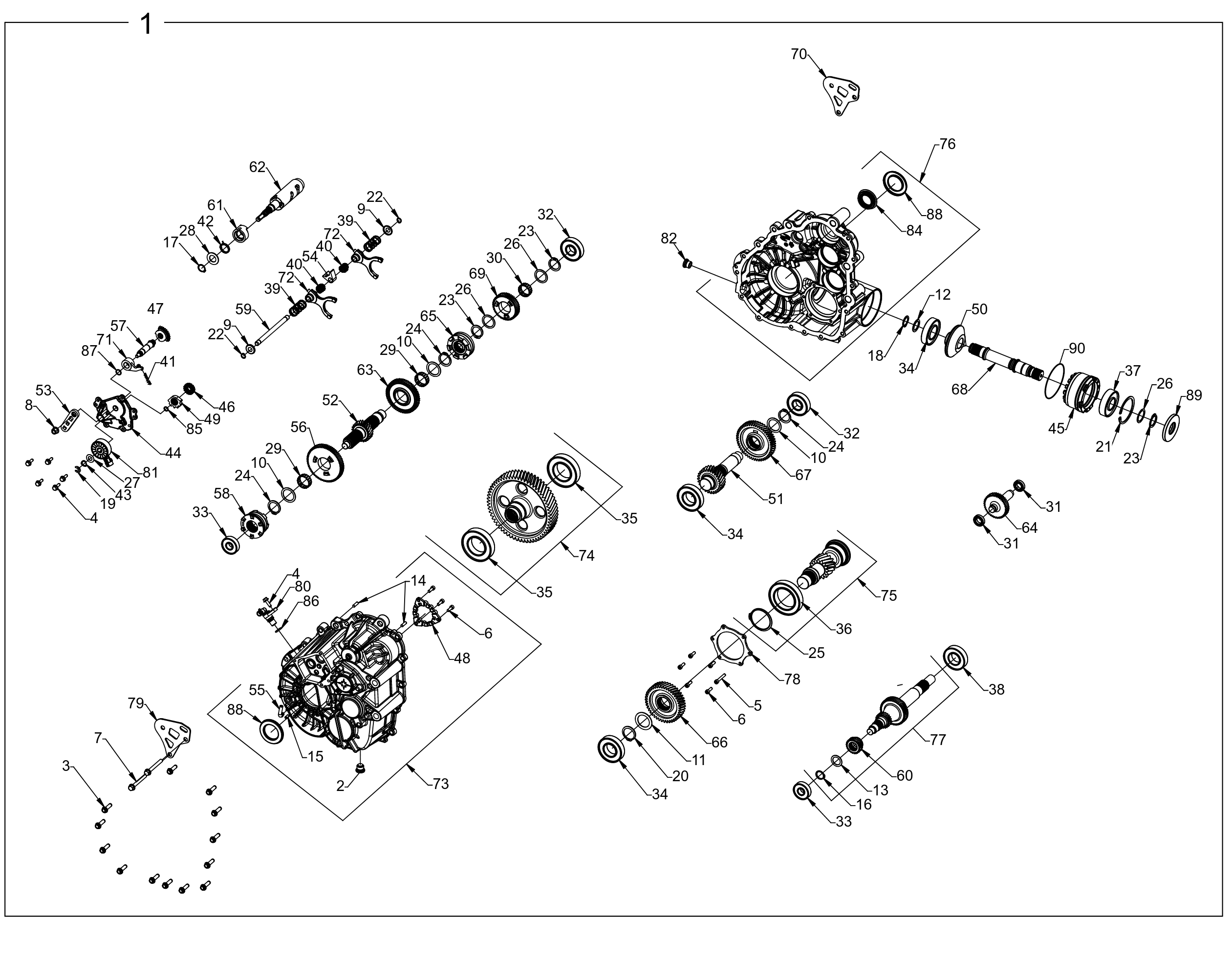 Part Number : 3236746 BEARING-BALL DGBB-62/32P2