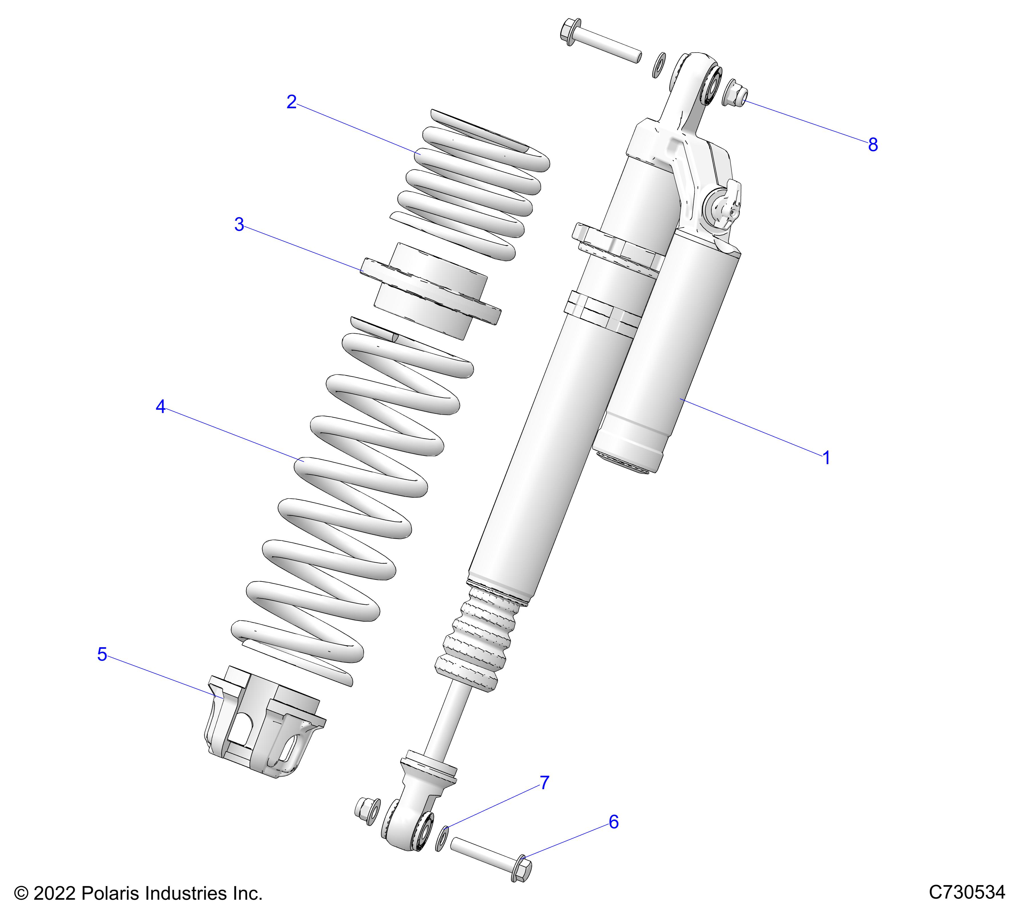 Part Number : 7045939 SHOCK-FRONT LH MP