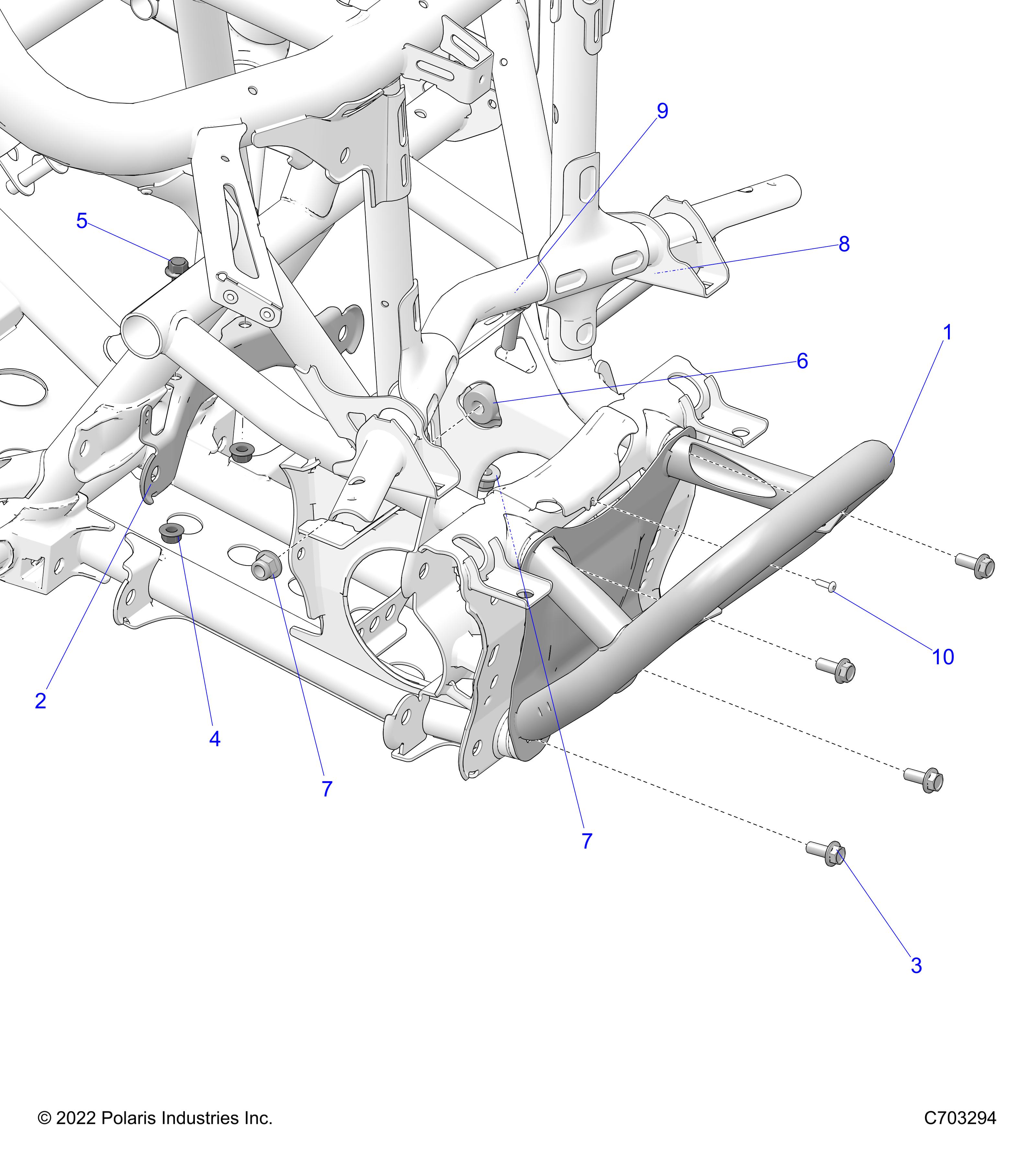 Part Number : 5266421-458 BRKT-UCA MNT BLK