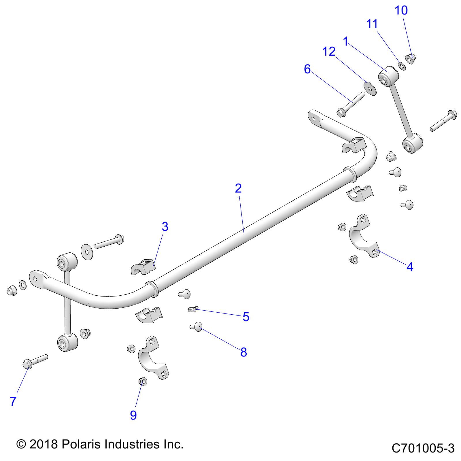 Foto diagrama Polaris que contem a peça 1544194