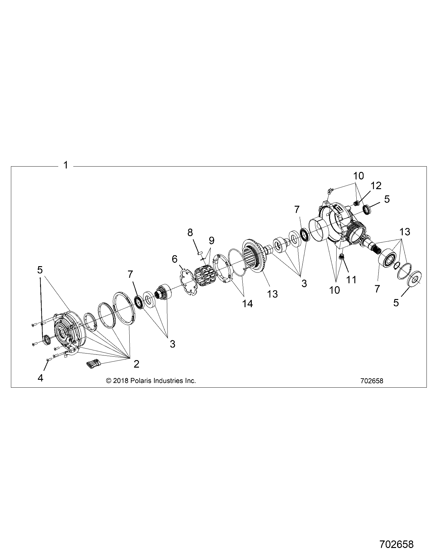 Foto diagrama Polaris que contem a peça 1334236