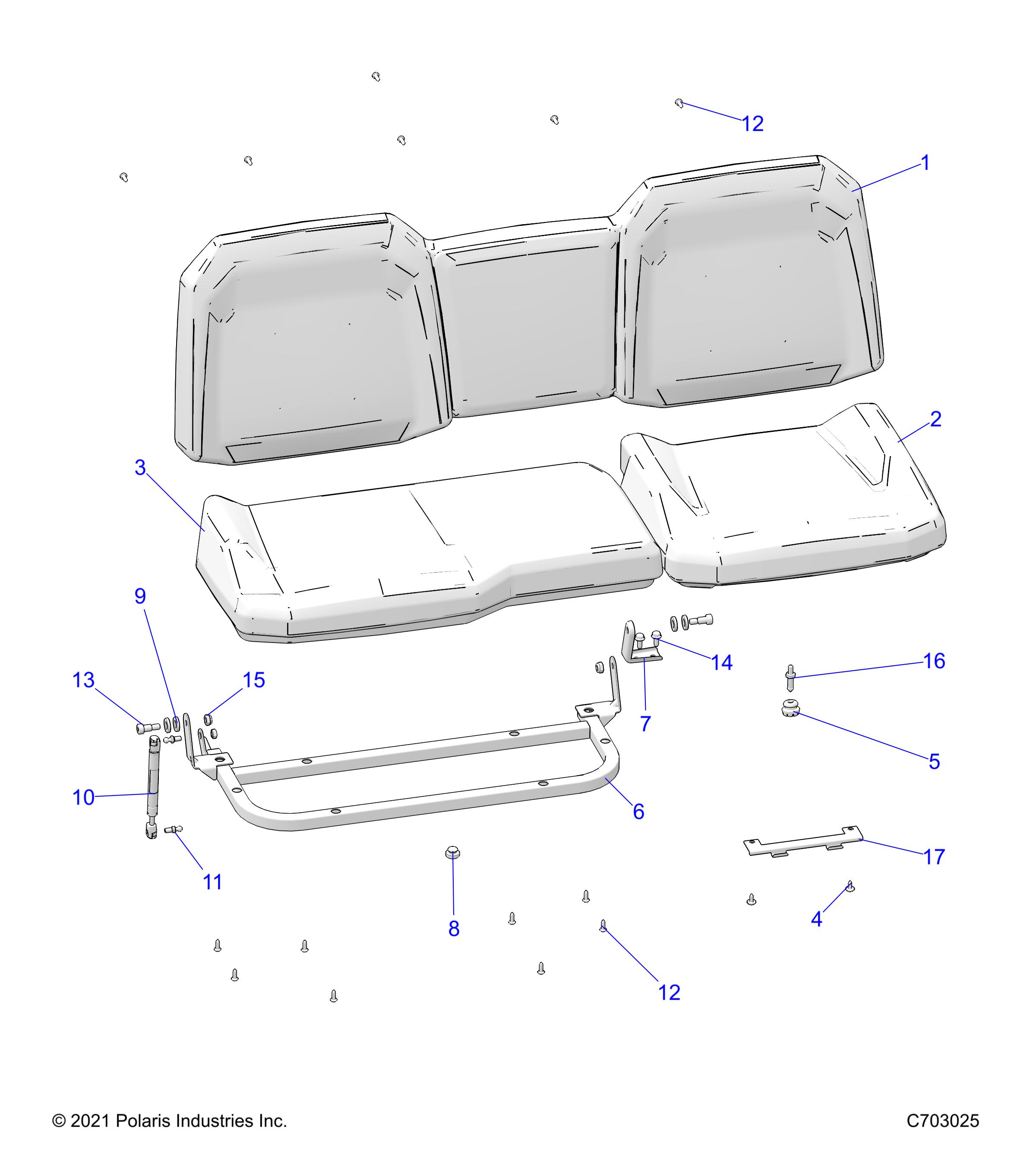 Foto diagrama Polaris que contem a peça 2691809