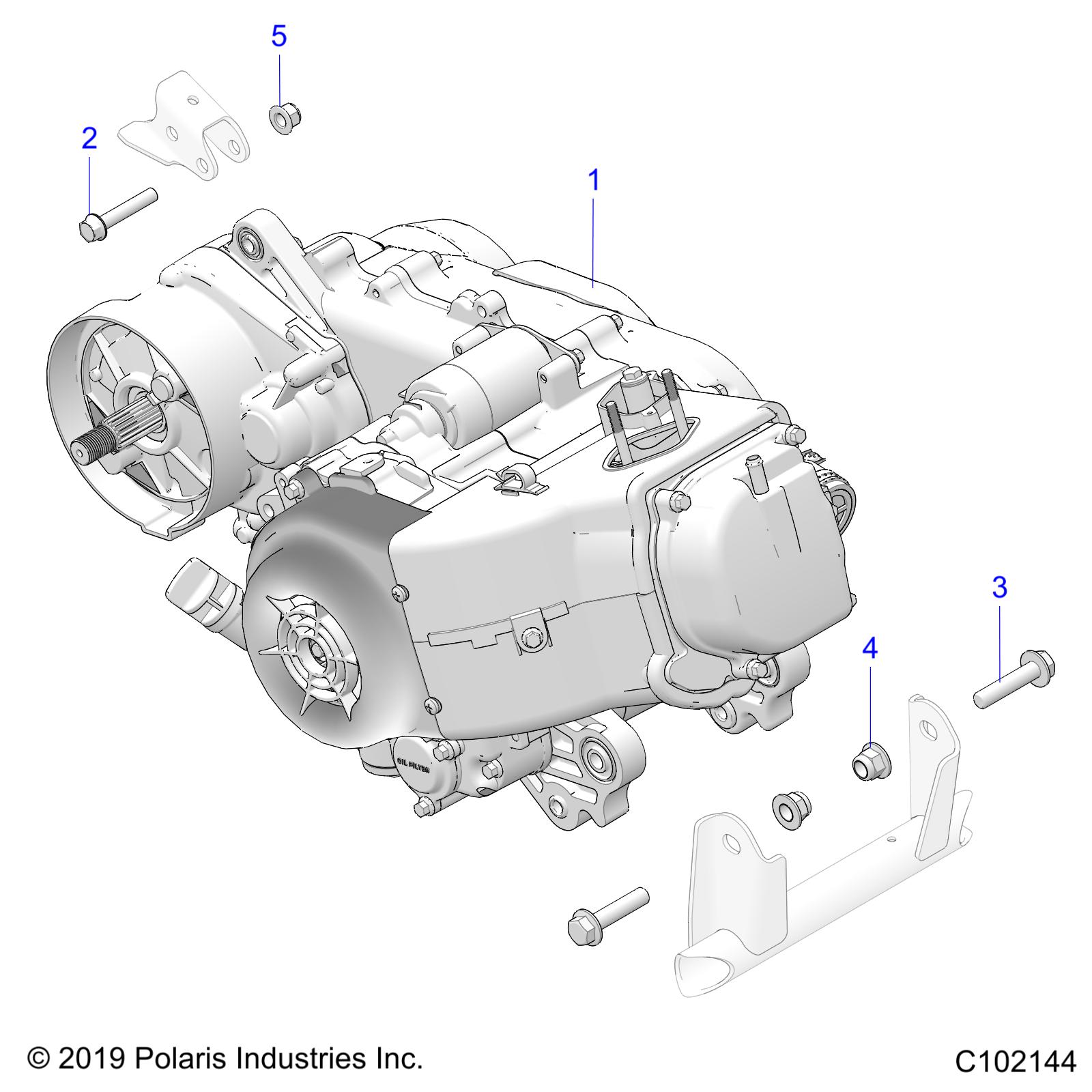 Foto diagrama Polaris que contem a peça 7516732