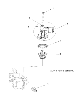 Part Number : 1204341 THERMOSTAT COVER WITH BLEED AS