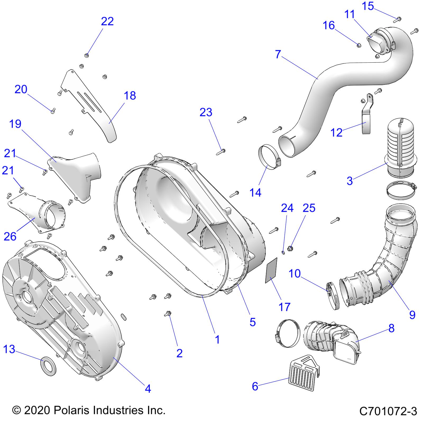 Part Number : 5415488 CLUTCH INTAKE HOSE  SP