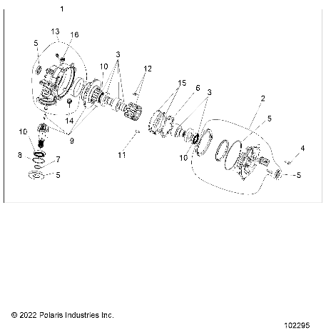 Foto diagrama Polaris que contem a peça 3239541