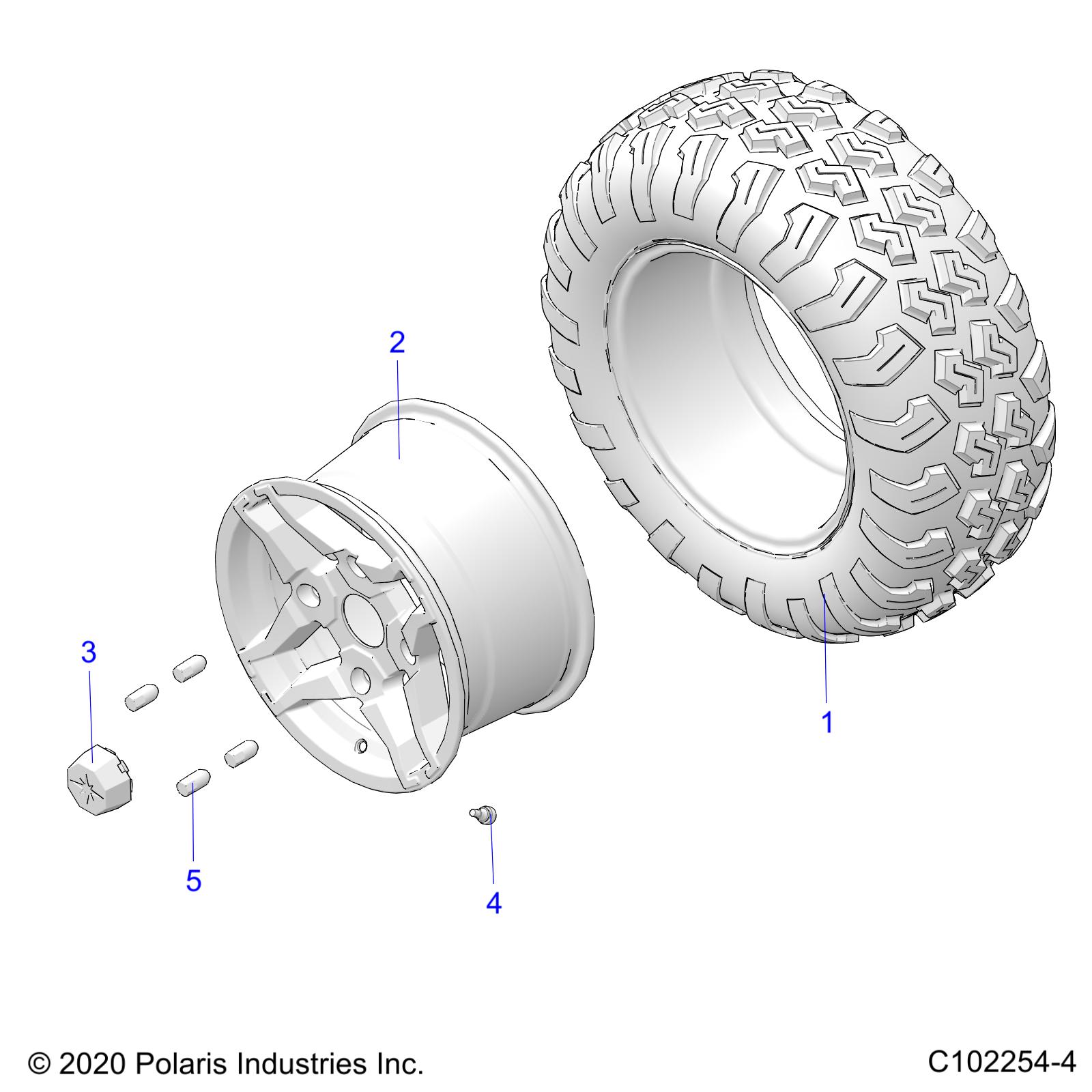 Part Number : 5414105 REAR ECONOMY E-MARK TIRE  26X1