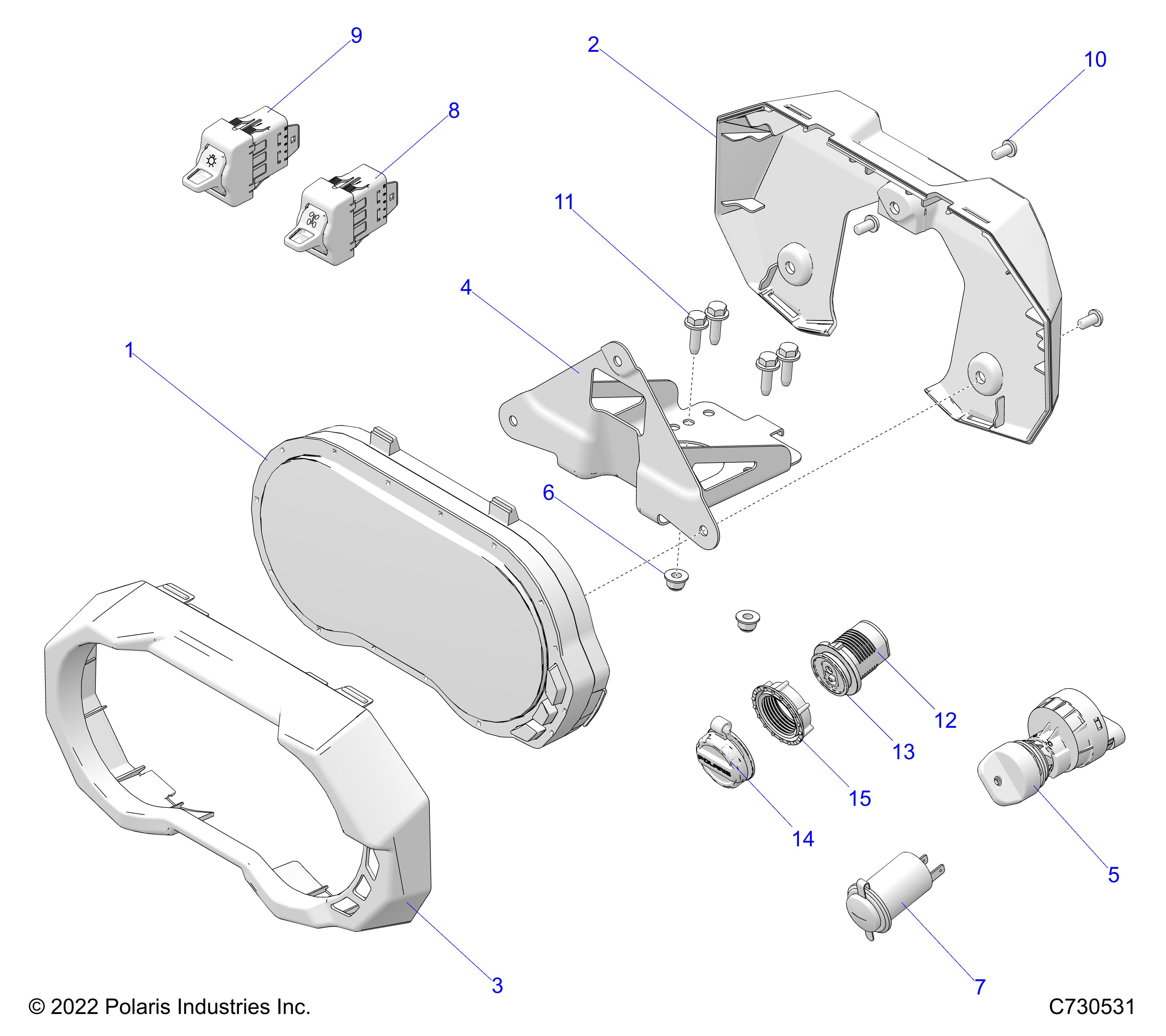 Part Number : 4017992 HEADLIGHT SWITCH