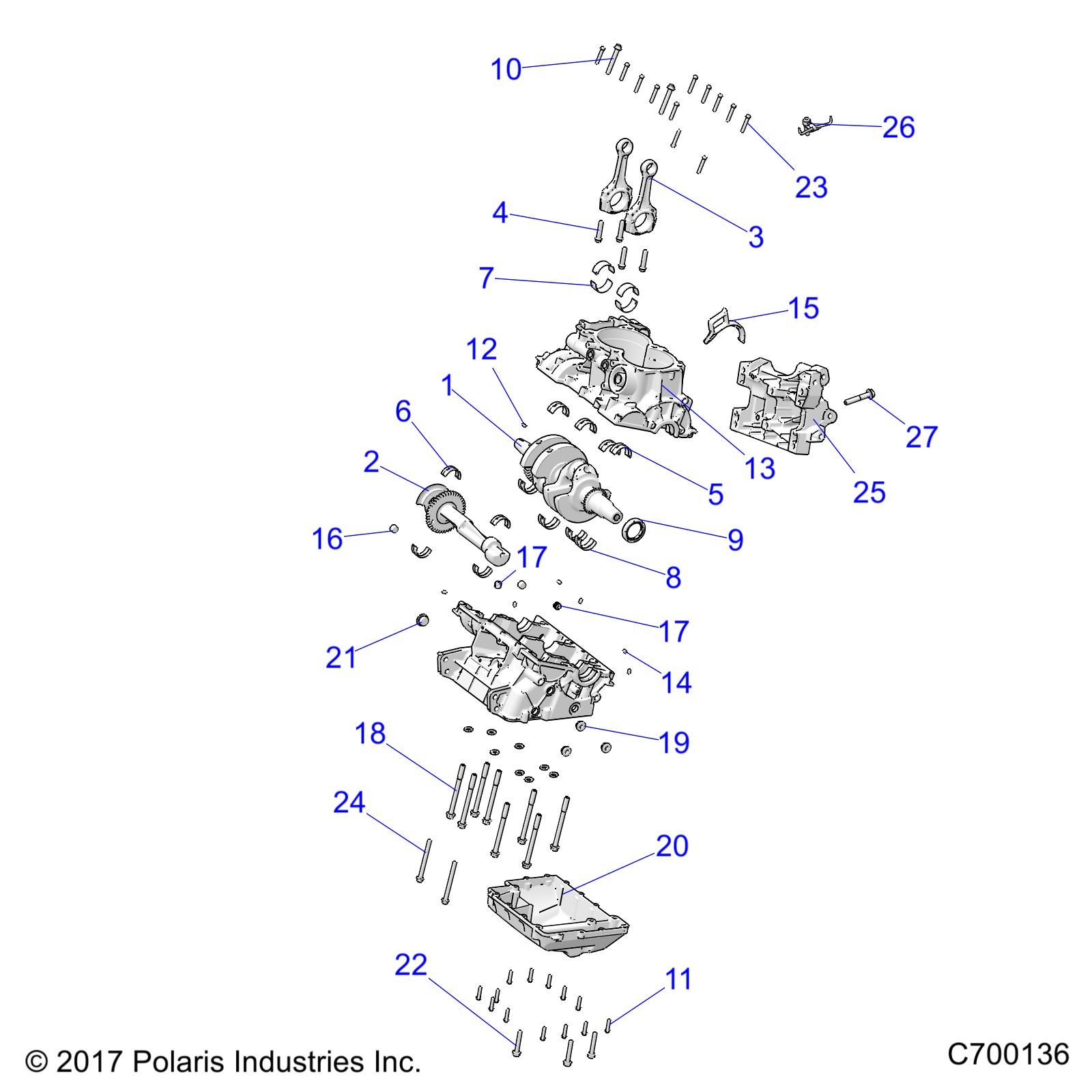 Part Number : 2207373 CRANKCASE KIT