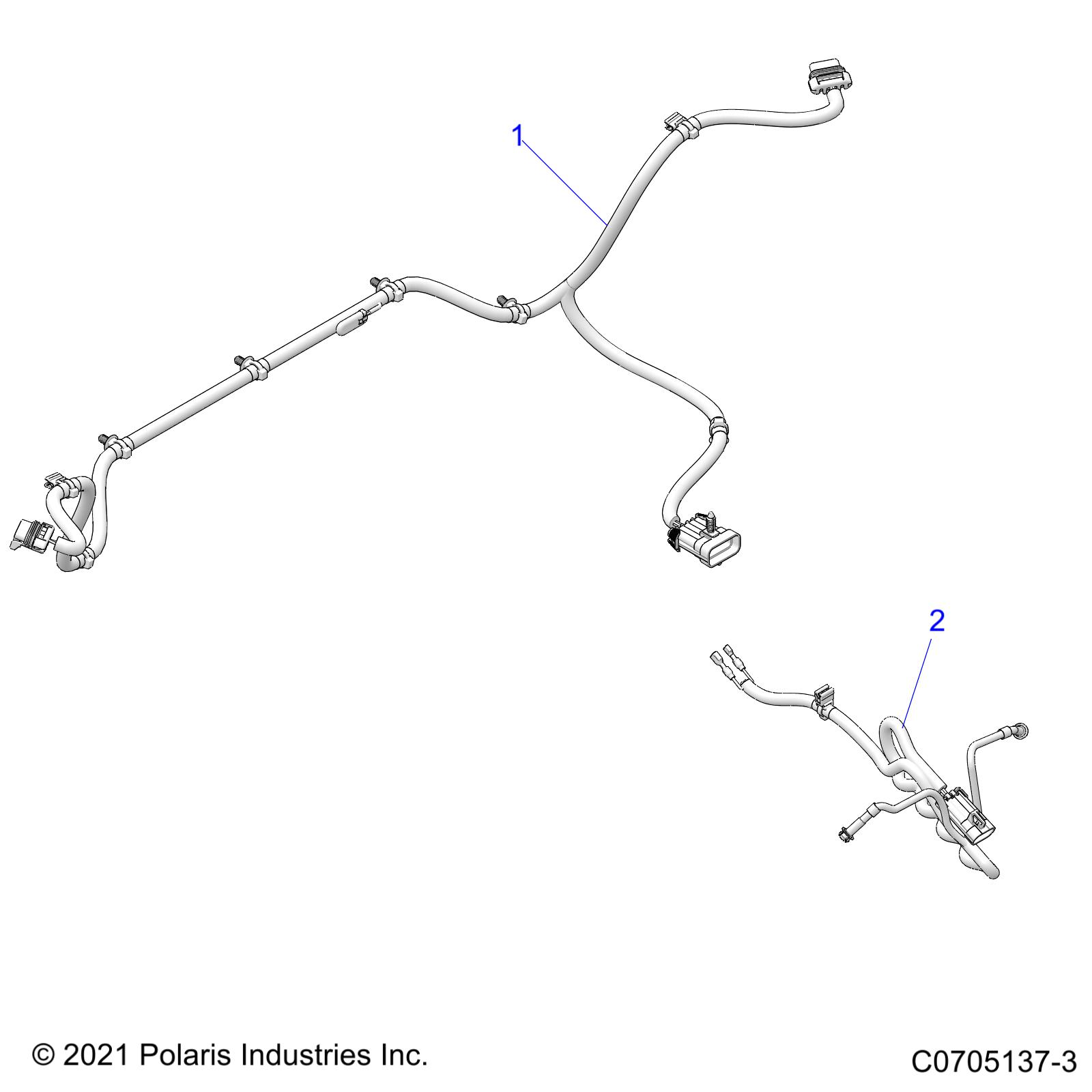 Part Number : 2415008 HARNESS-BOX RZR T 96X64