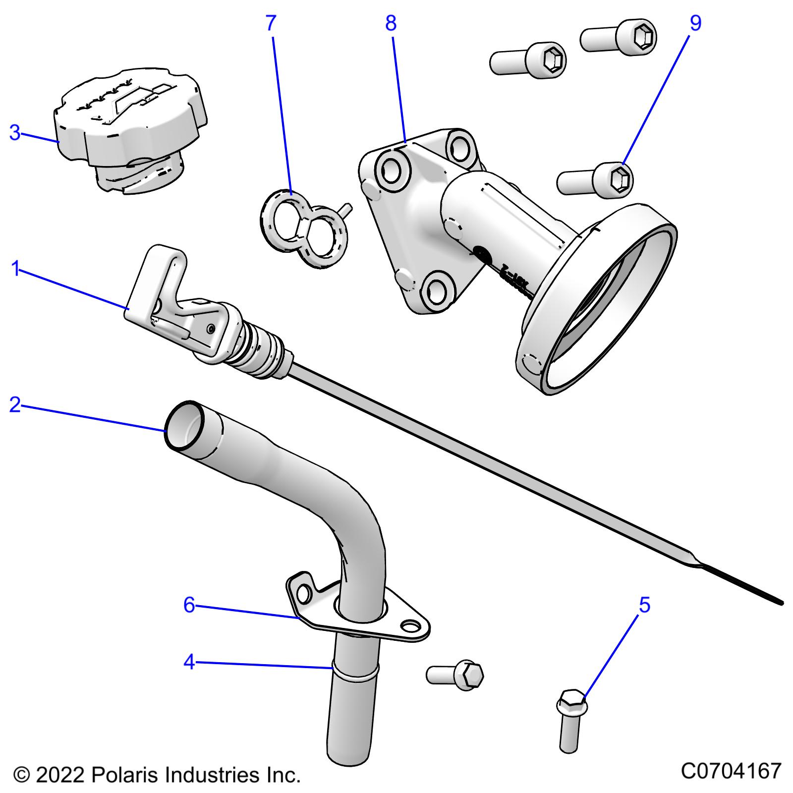 Part Number : 5255453 BRACKET  TUBE  OIL FILL LOWER