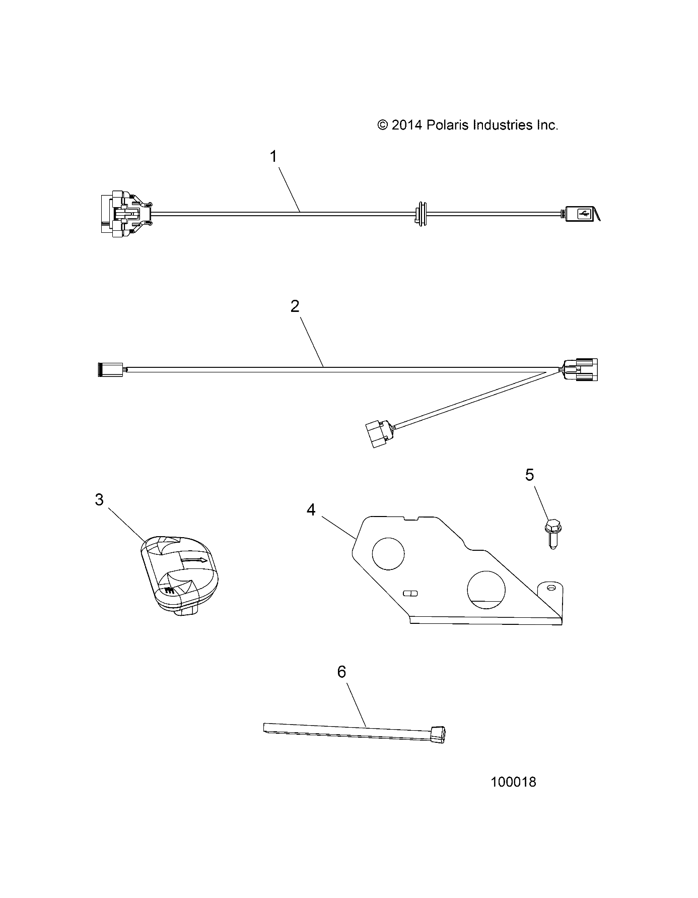 Foto diagrama Polaris que contem a peça 2412818