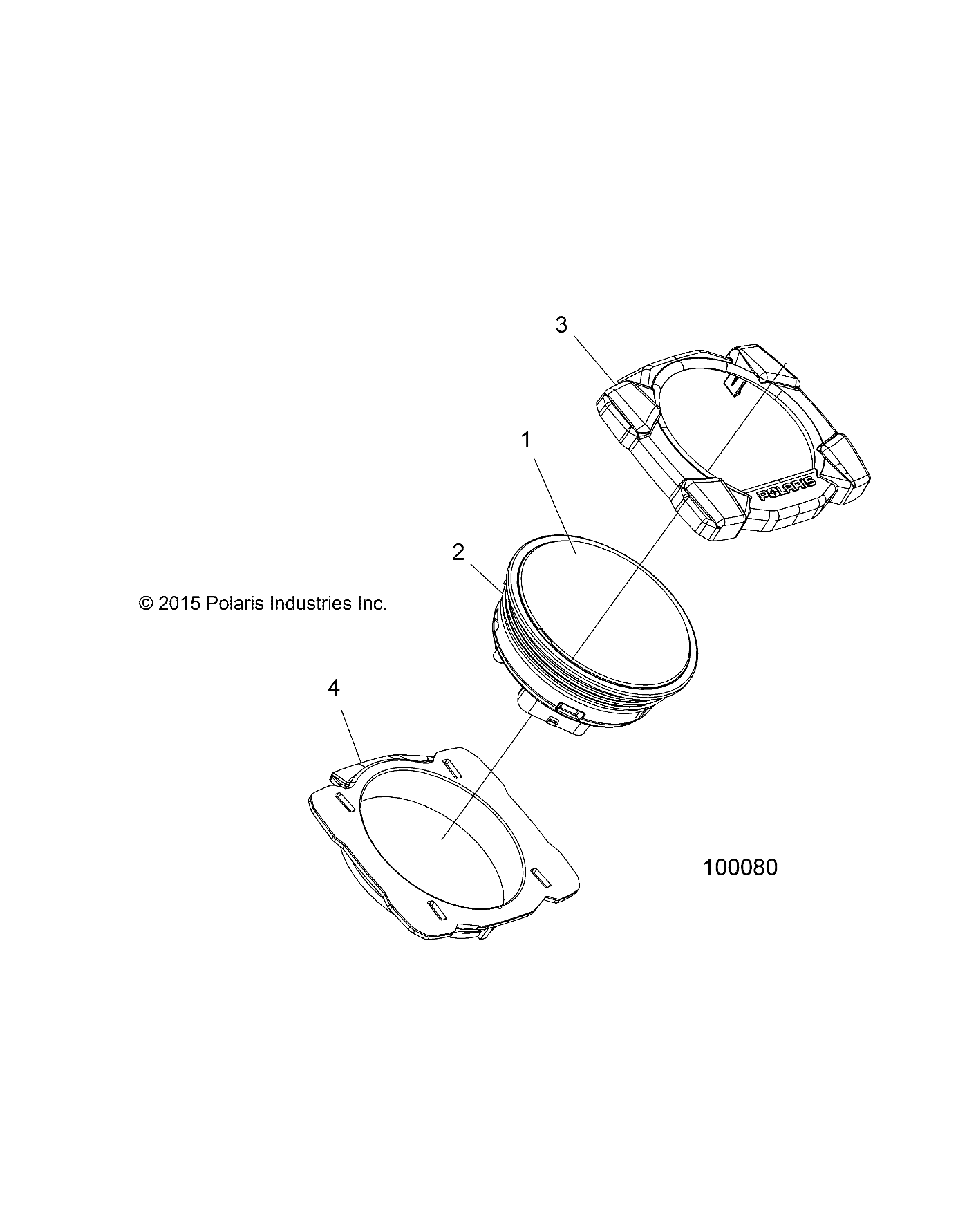 Foto diagrama Polaris que contem a peça 3280657