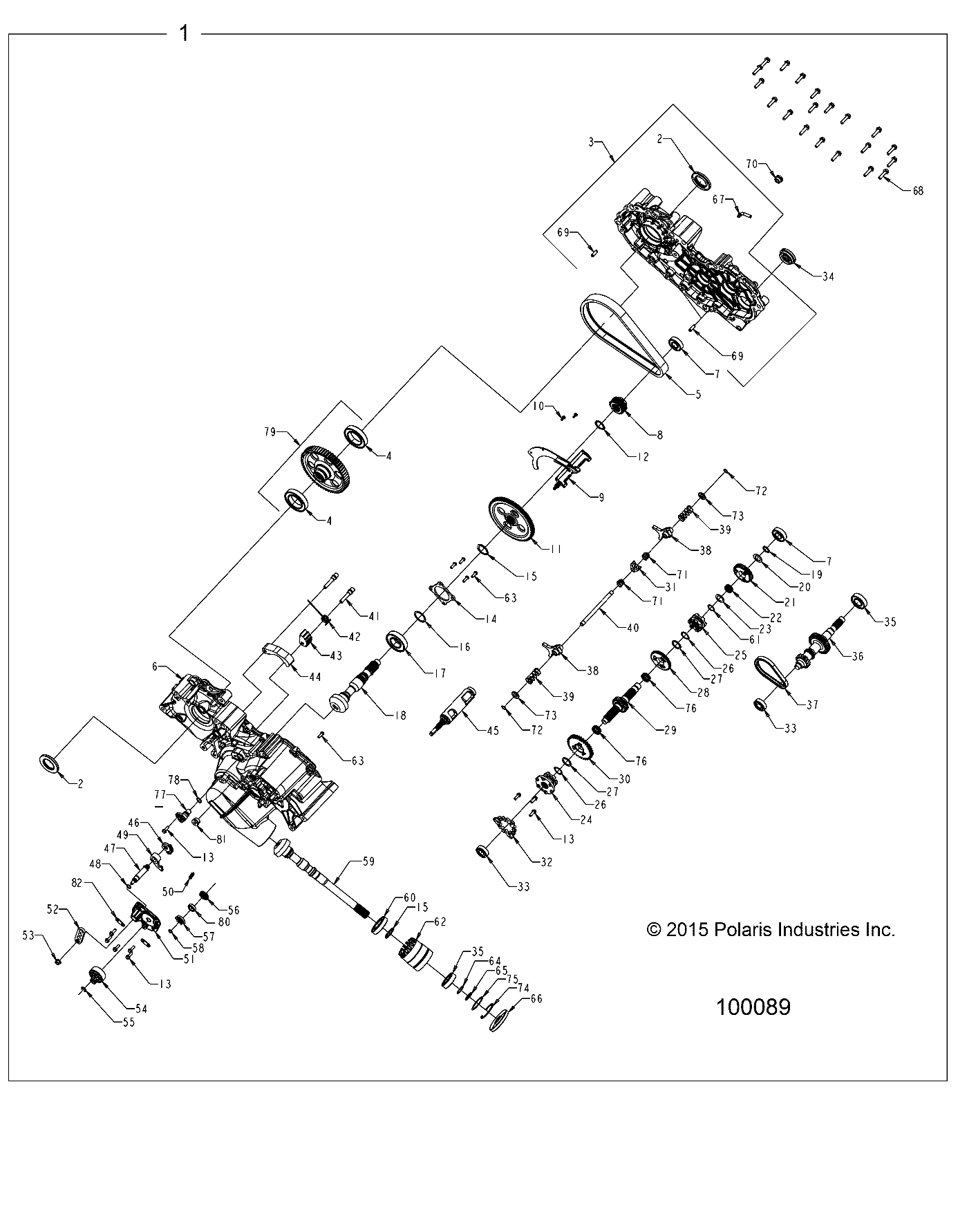 Foto diagrama Polaris que contem a peça 3233194