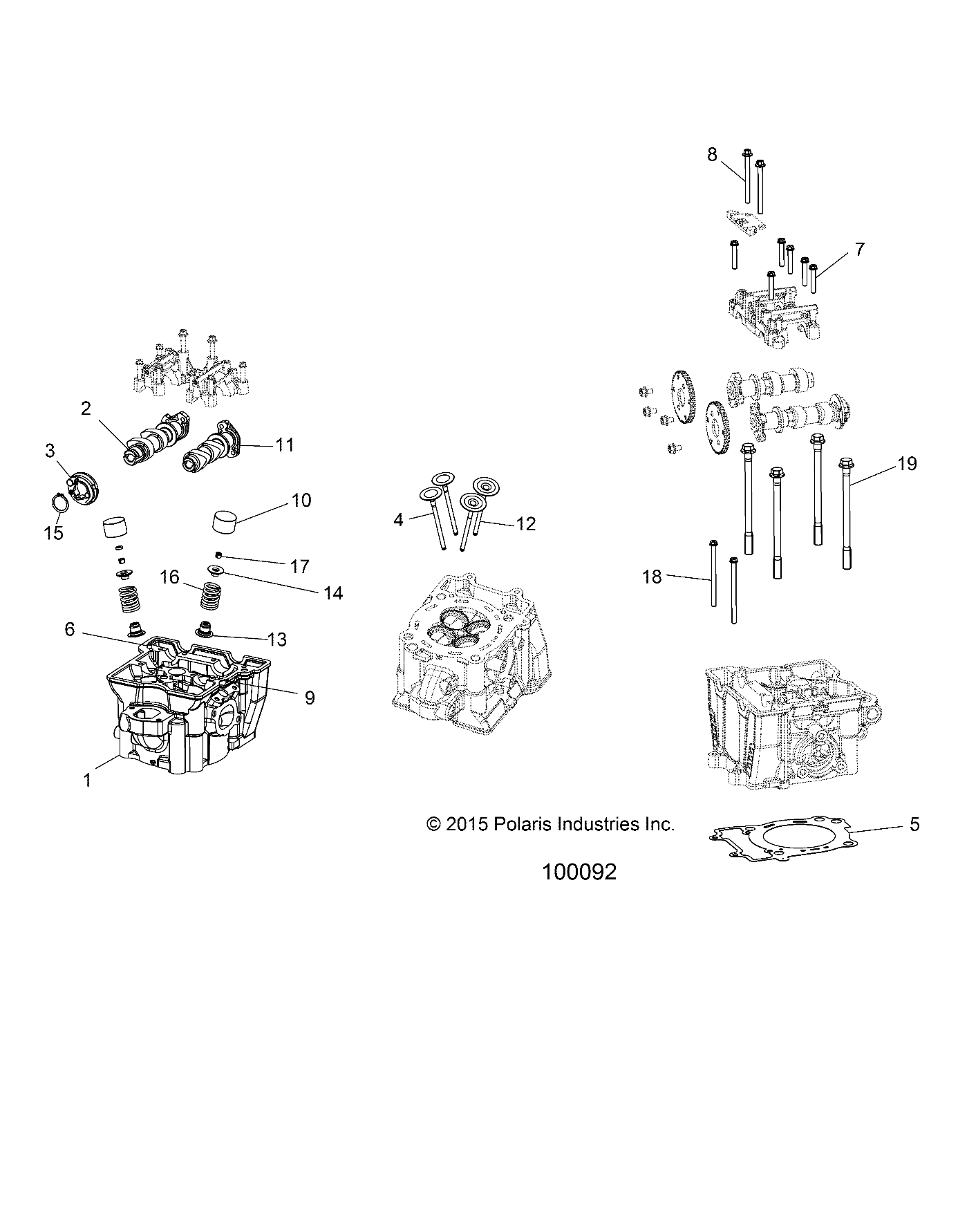 Foto diagrama Polaris que contem a peça 3022521