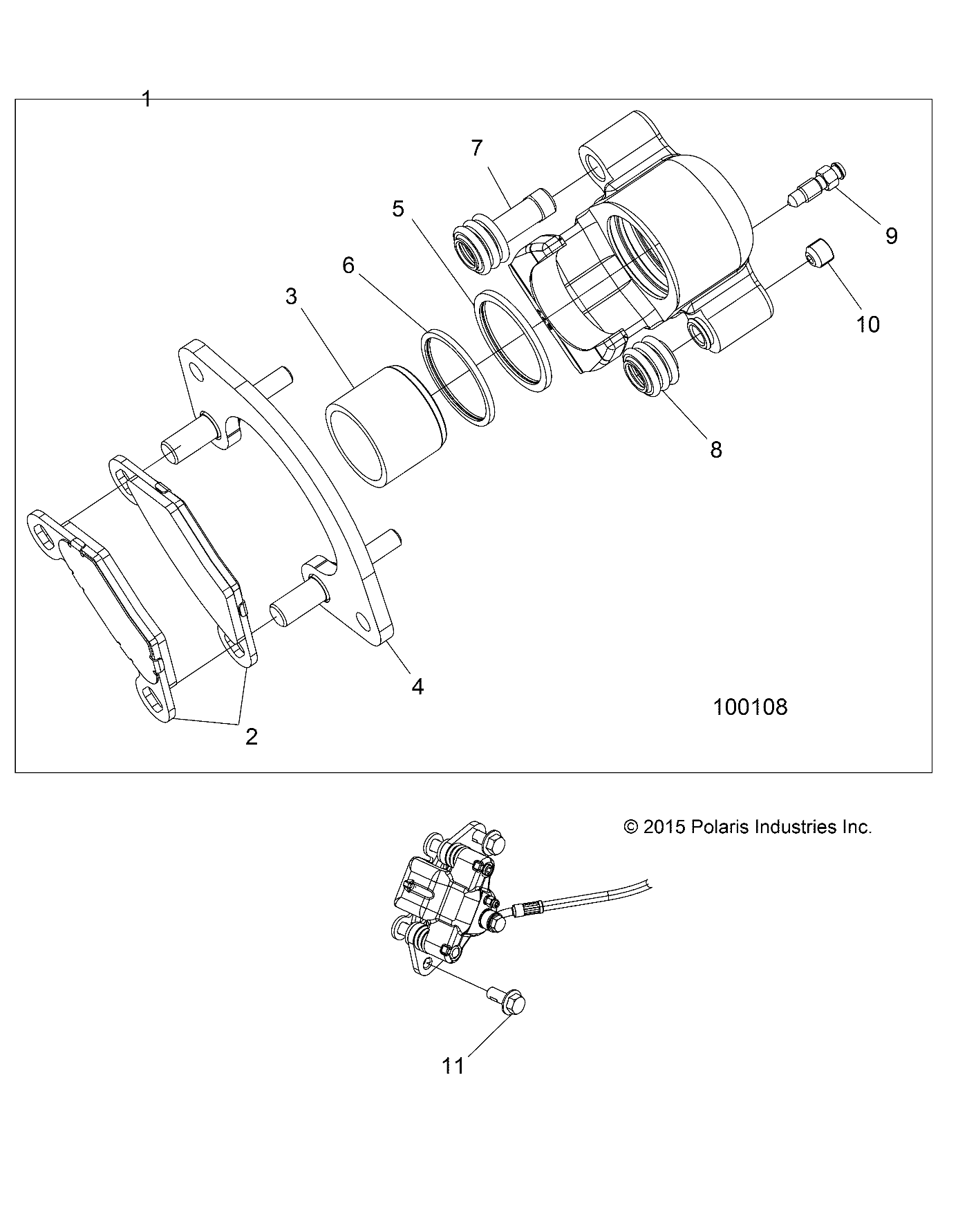 Part Number : 1913403 CALIPER BRAKE ASSEMBLY  FRONT