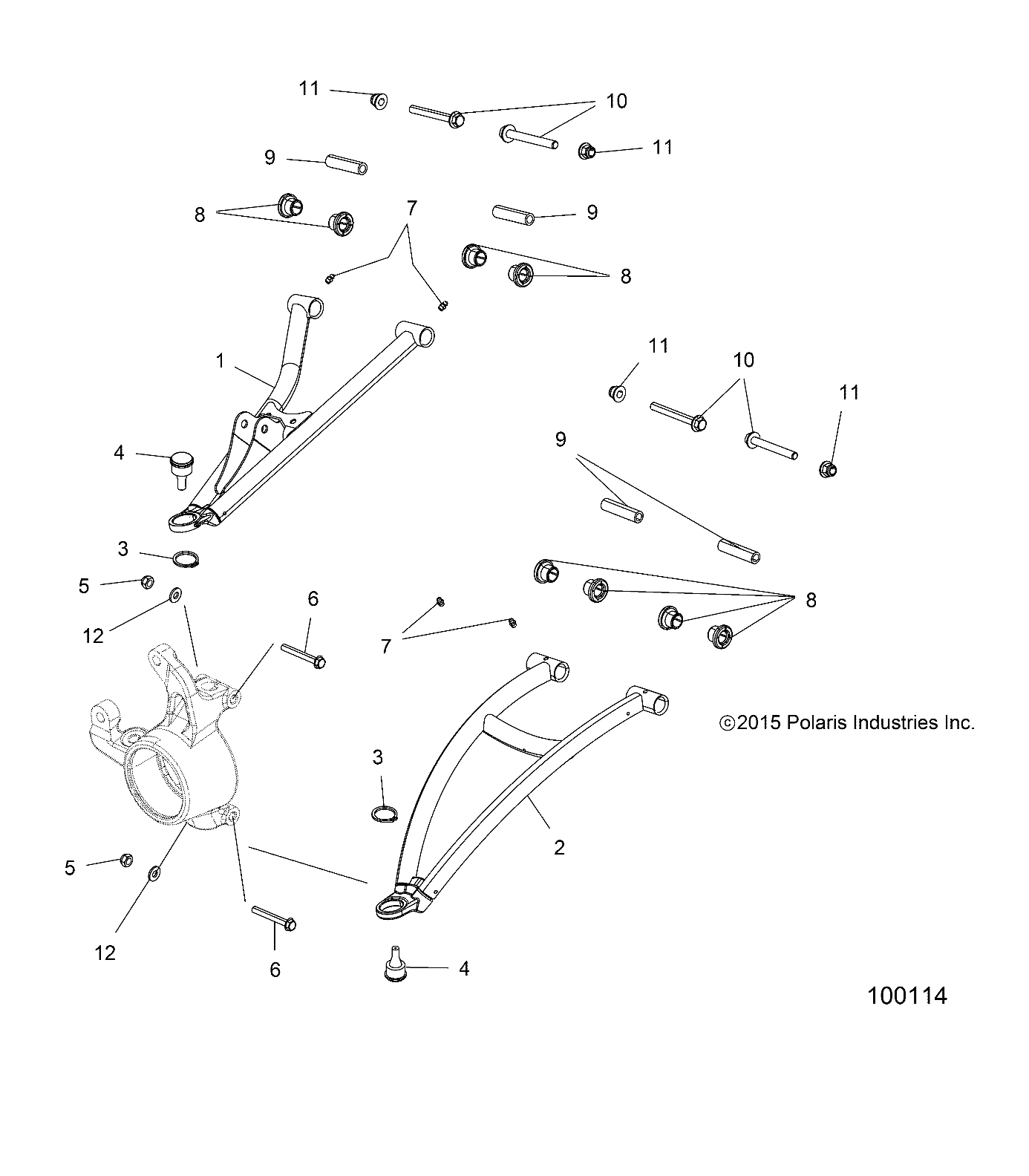 Part Number : 1021187-067 CONTROL ARM WELD FRONT LOWER L