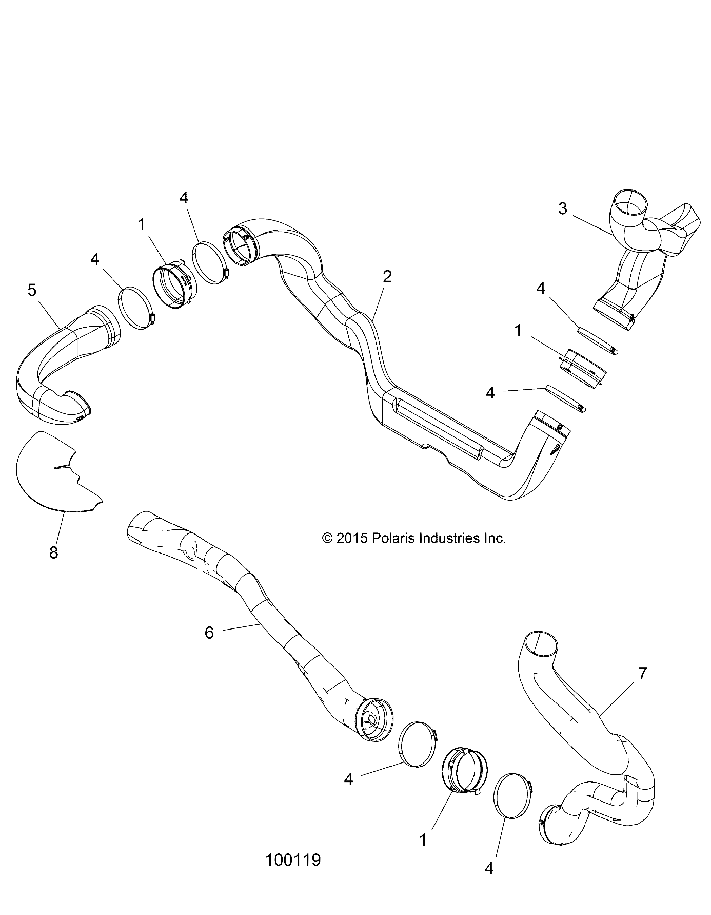 Part Number : 7080741 CLAMP-WORM DRIVE .44WX4.25DIA