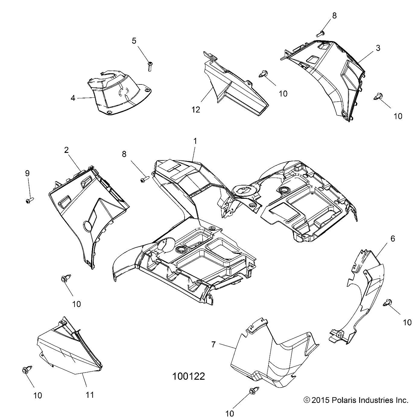 Part Number : 5435827-593 COVER-FRONT ORANGE MADNESS