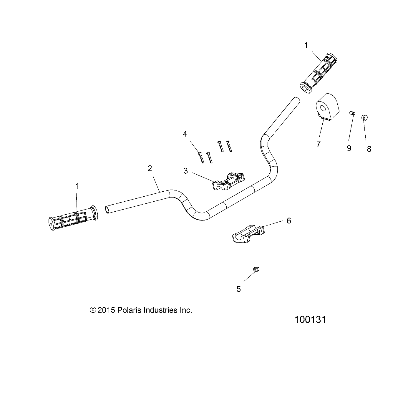 Foto diagrama Polaris que contem a peça 4011655