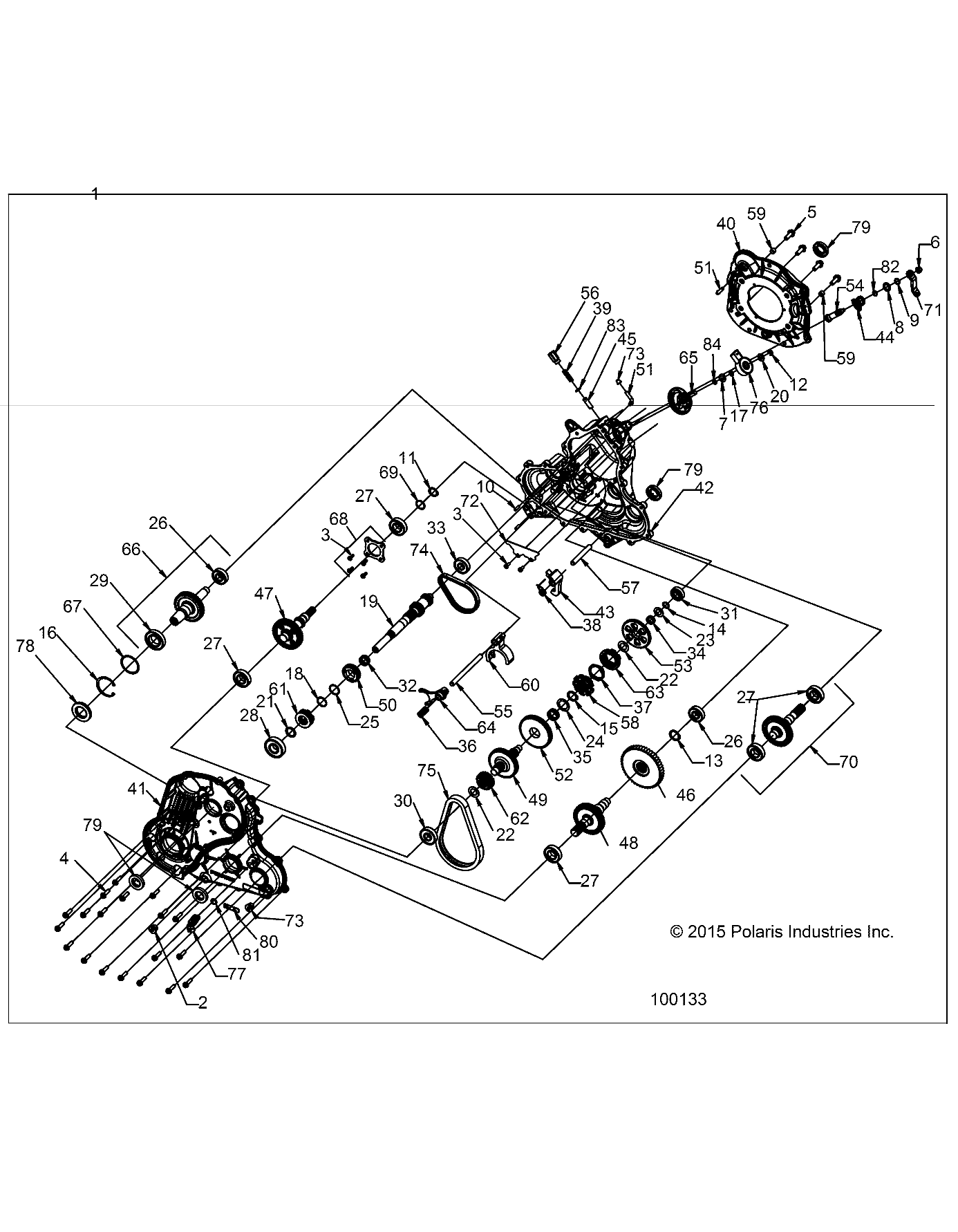 Part Number : 3235505 OUTPUT SHAFT  REAR