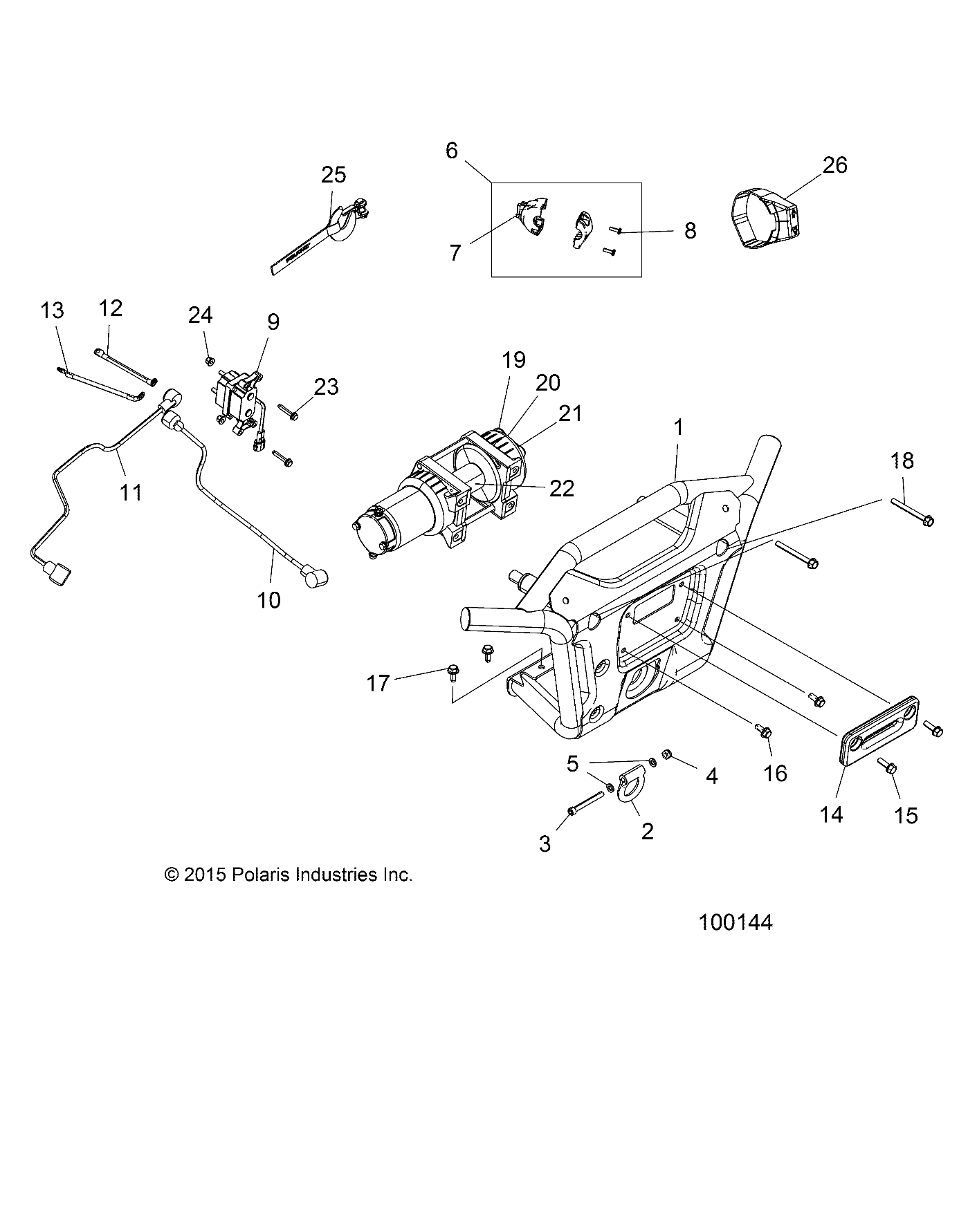 Part Number : 2207627 K-SVC WINCH SWITCH HBR ATV