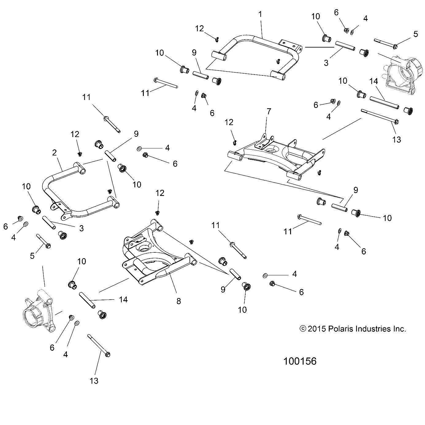 Foto diagrama Polaris que contem a peça 7519042