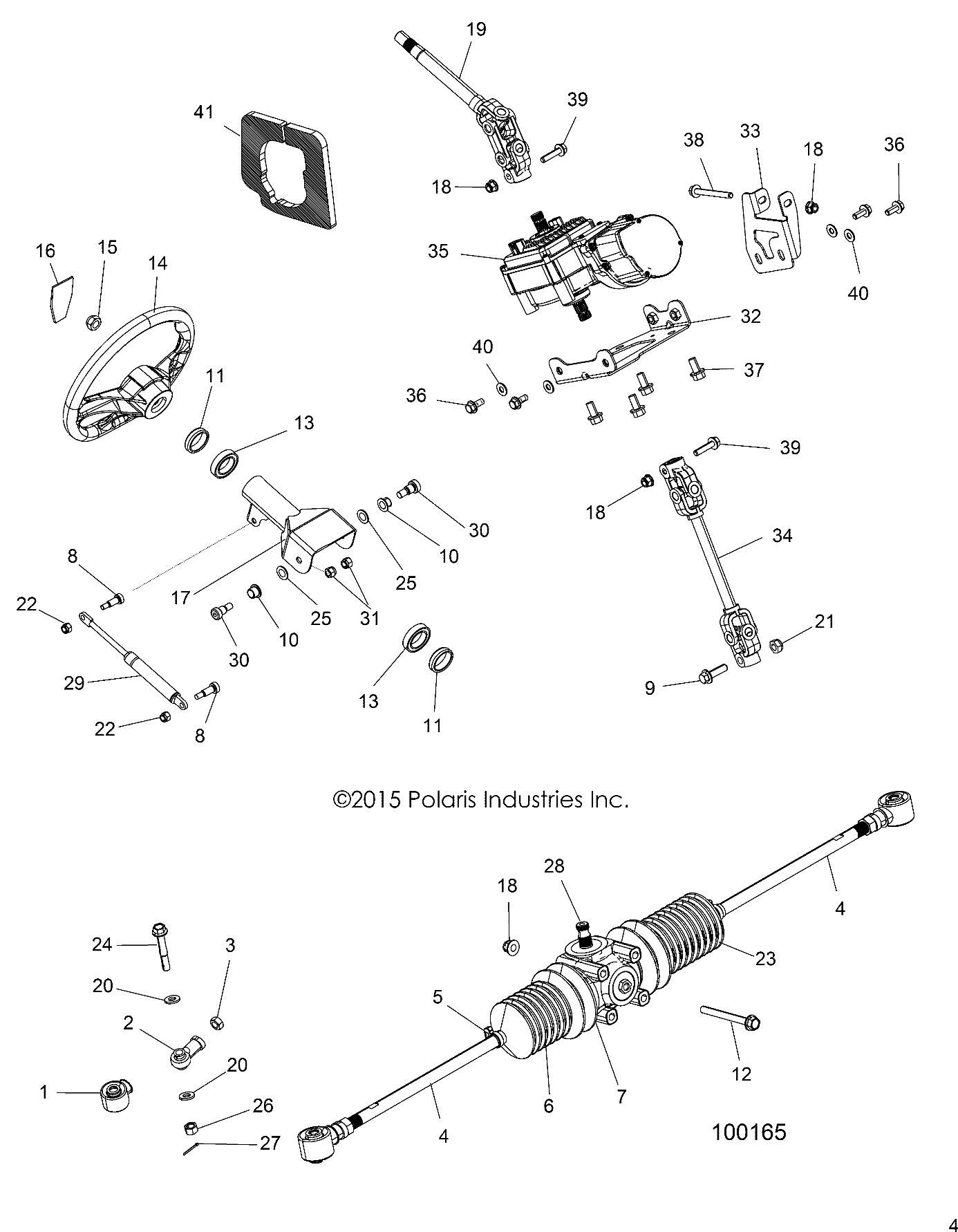 Part Number : 2413339 ASM-POWER STEERING