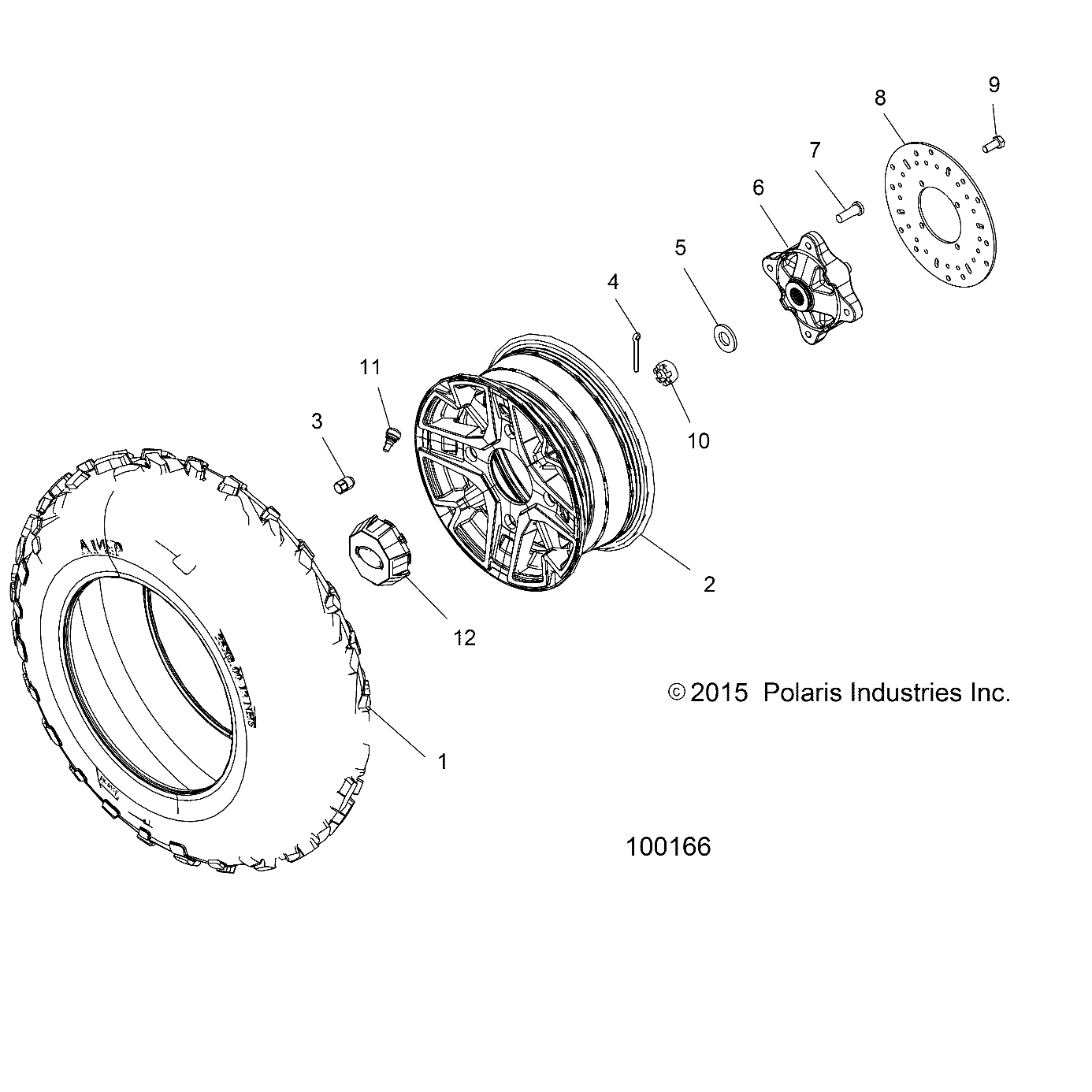 Foto diagrama Polaris que contem a peça 1521954