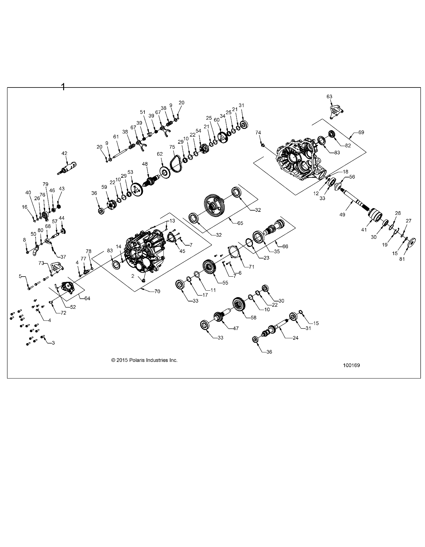 Part Number : 1333480 ASM-GEARCASE COMPLETE MAIN