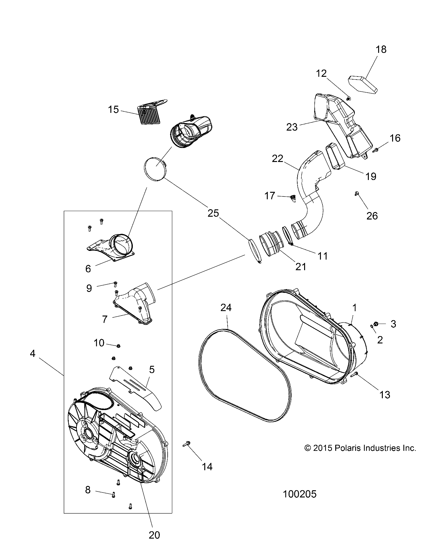 Part Number : 5415544 BOOT-CLUTCH INLET