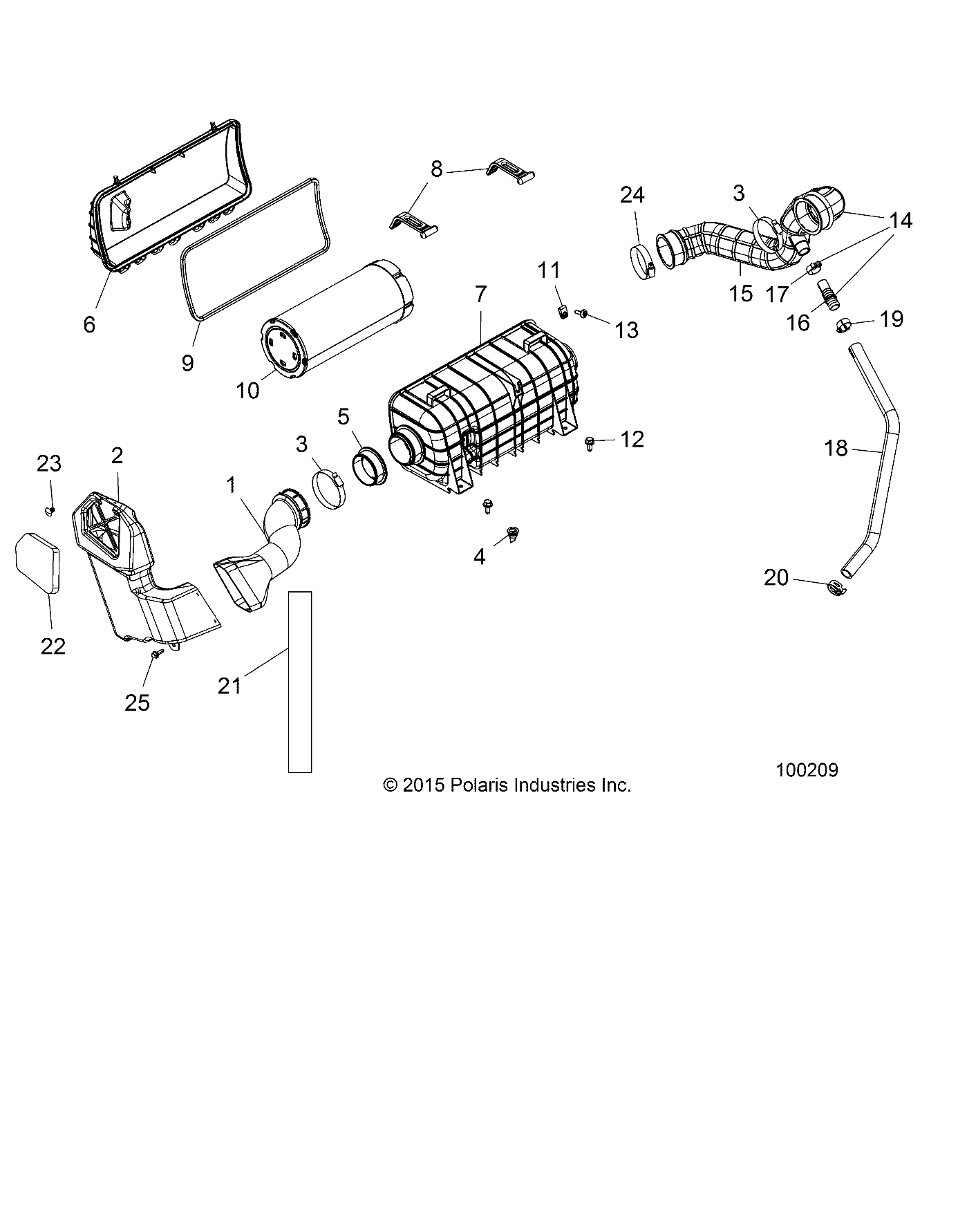 Part Number : 5415155 INTAKE SEAL  AIRBOX