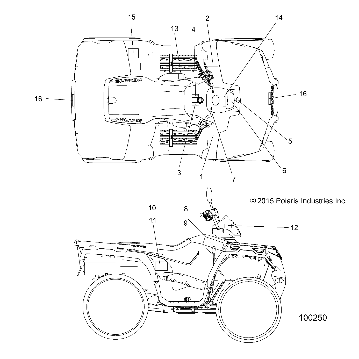 Part Number : 7179943 DECAL-SIDE AWD LH