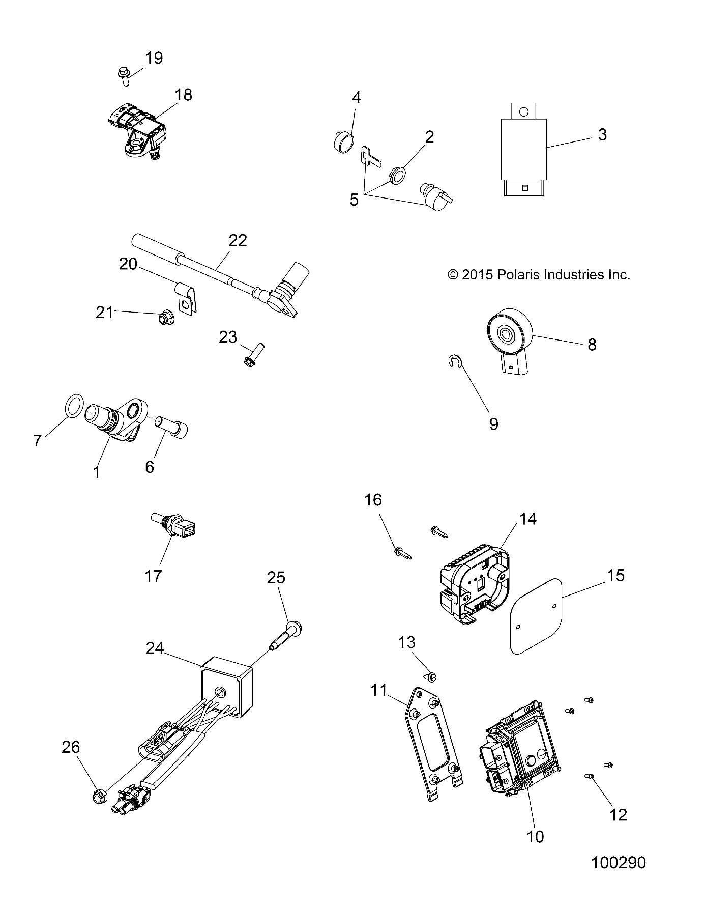 Part Number : 5814263 FOIL-CRANK POSITION SENSR QUAD