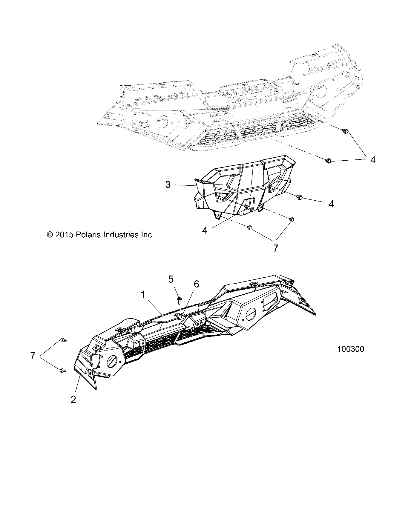 Part Number : 5452790-070 BUMPER-LOWER REAR BLK