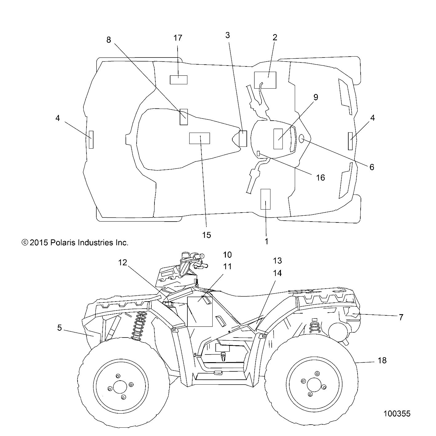 Part Number : 7178758 DECAL-REAR AWD LH