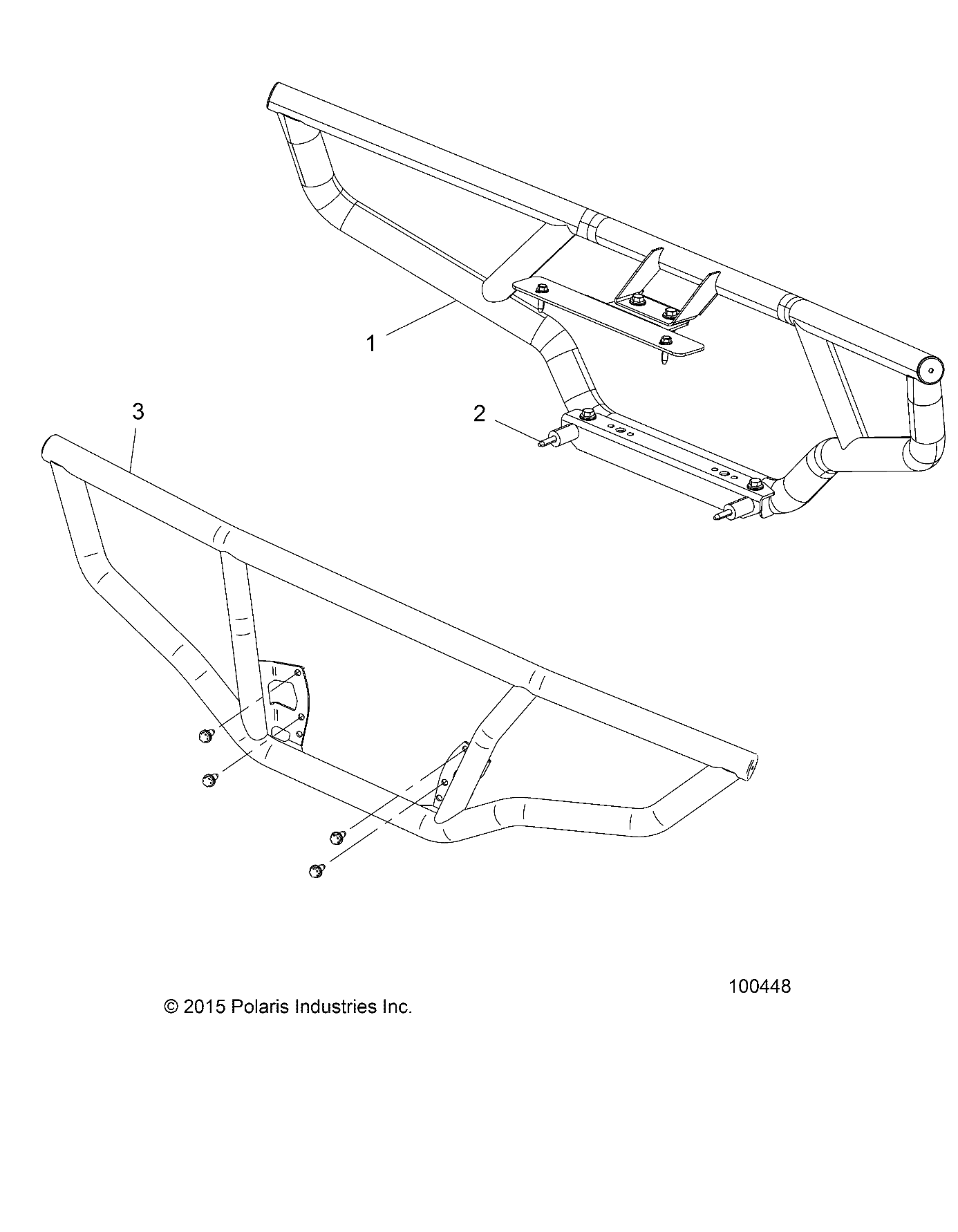 Foto diagrama Polaris que contem a peça 2205226