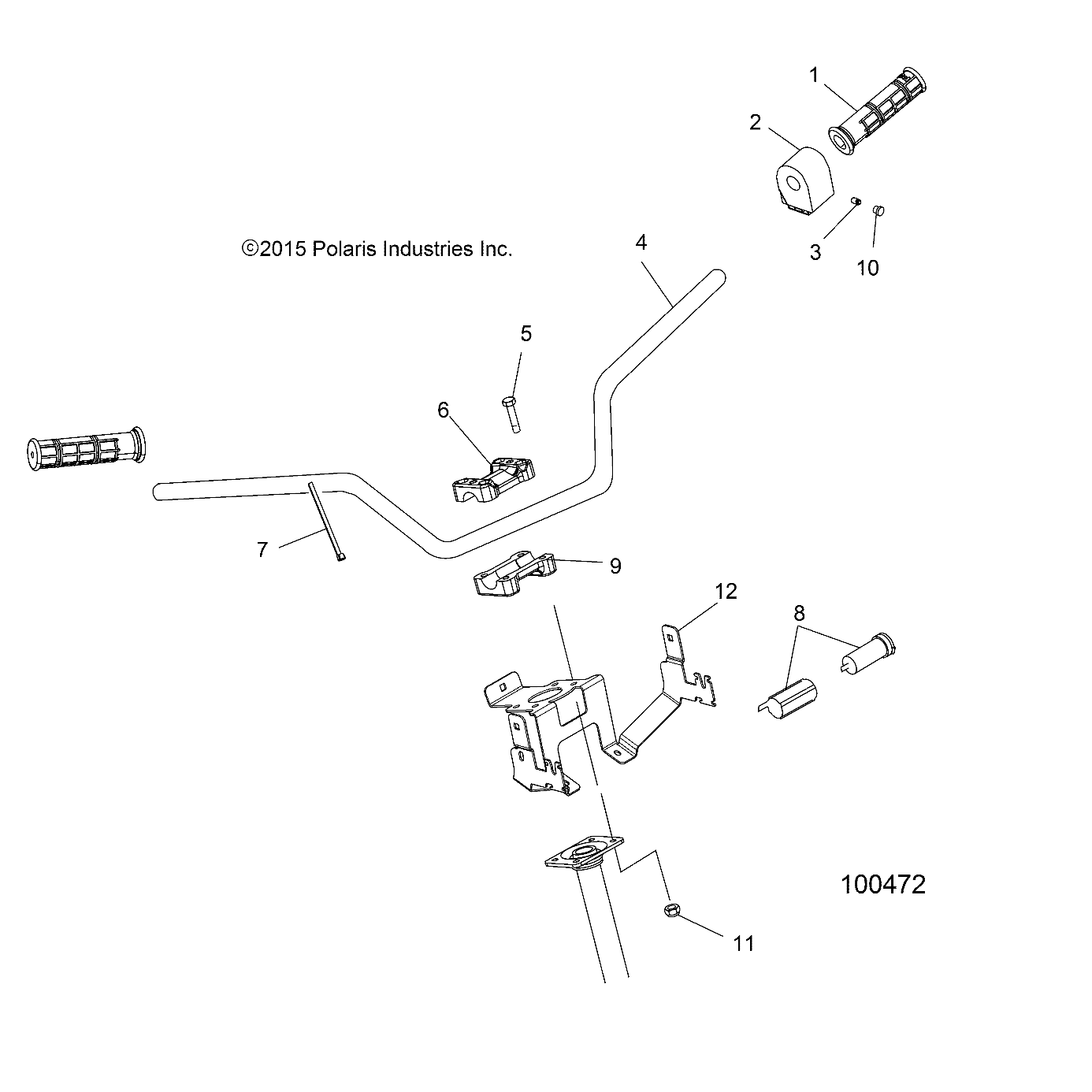 Foto diagrama Polaris que contem a peça 5244581-067