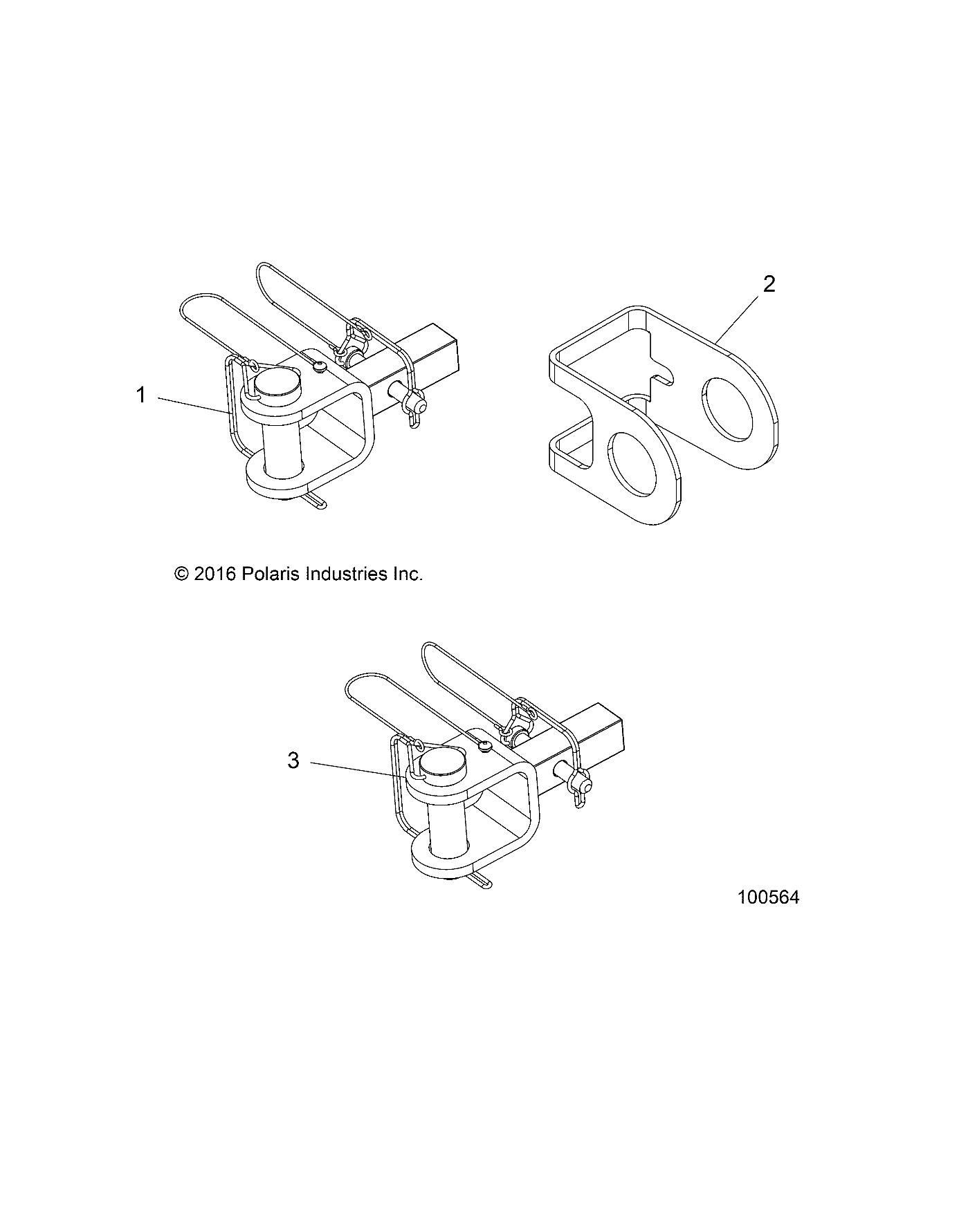 Part Number : 5262794-458 BRKT-HITCH FR MOUNT M.BLK