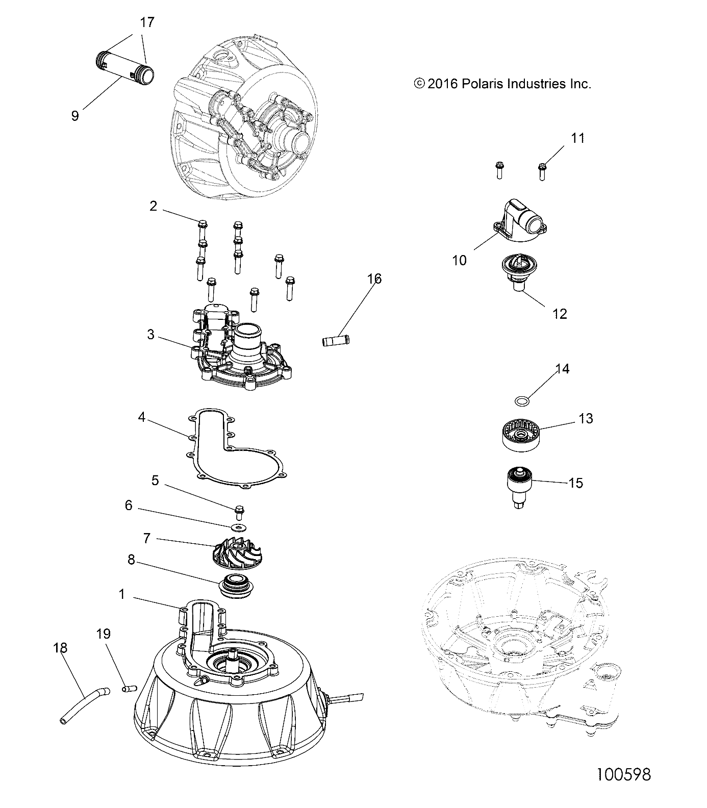 Foto diagrama Polaris que contem a peça 5334925