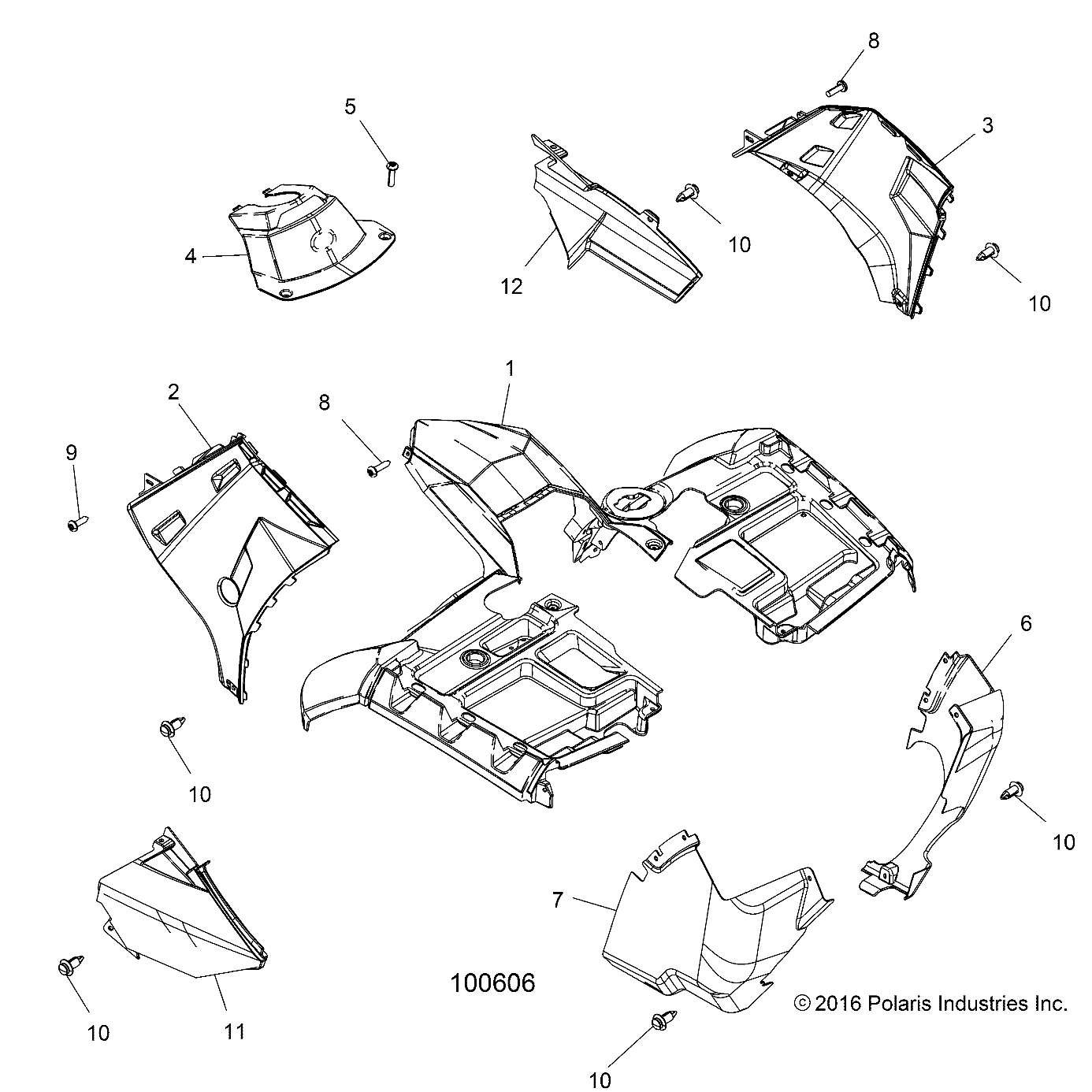 Part Number : 2636431-632 CAB ASSEMBLY  FRONT  MT TITANI