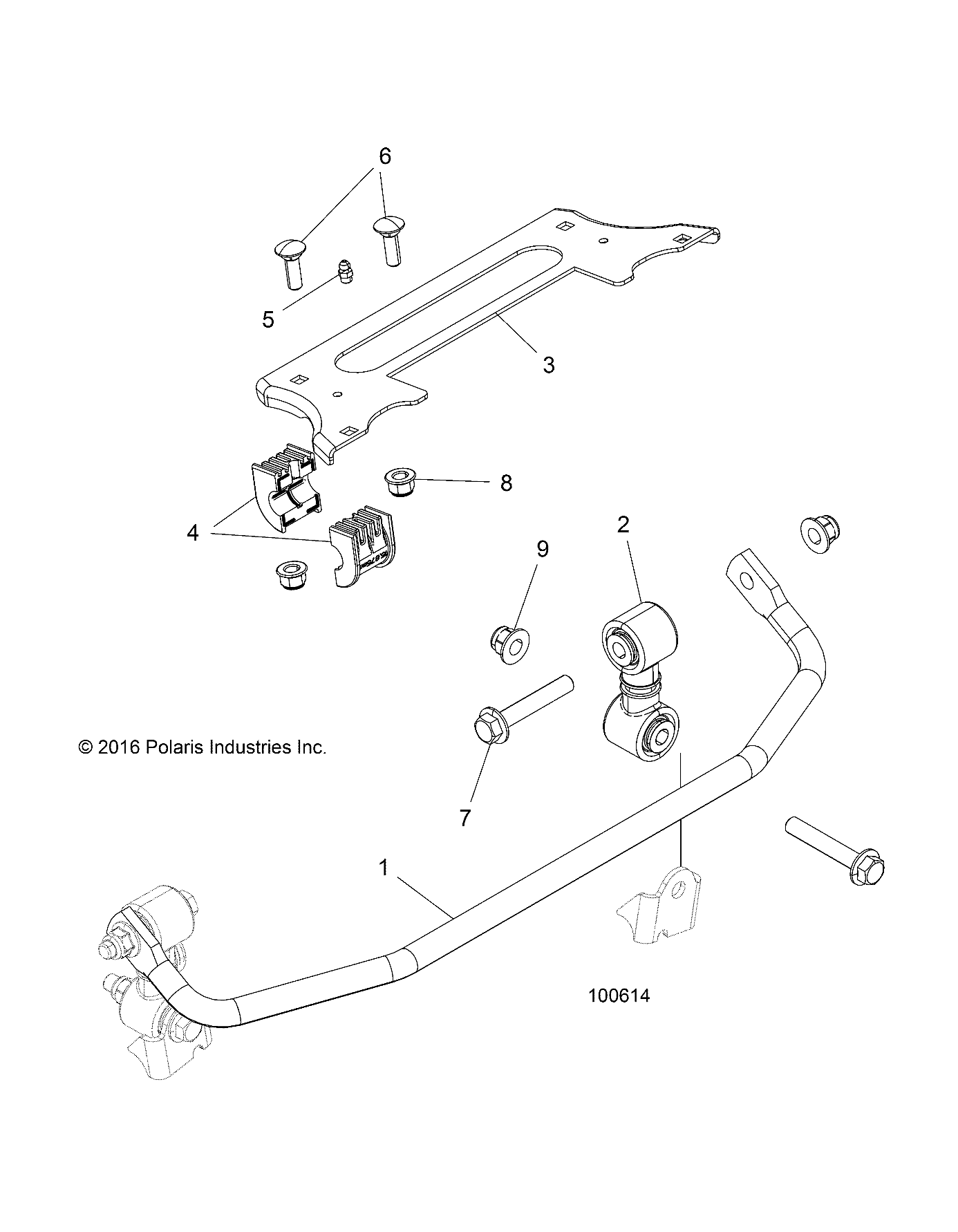 Foto diagrama Polaris que contem a peça 1543406