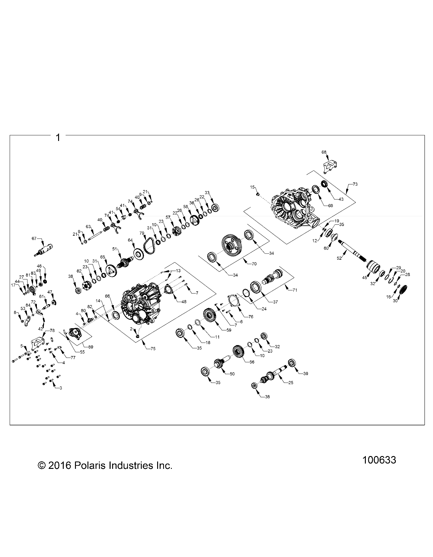 Foto diagrama Polaris que contem a peça 3235386
