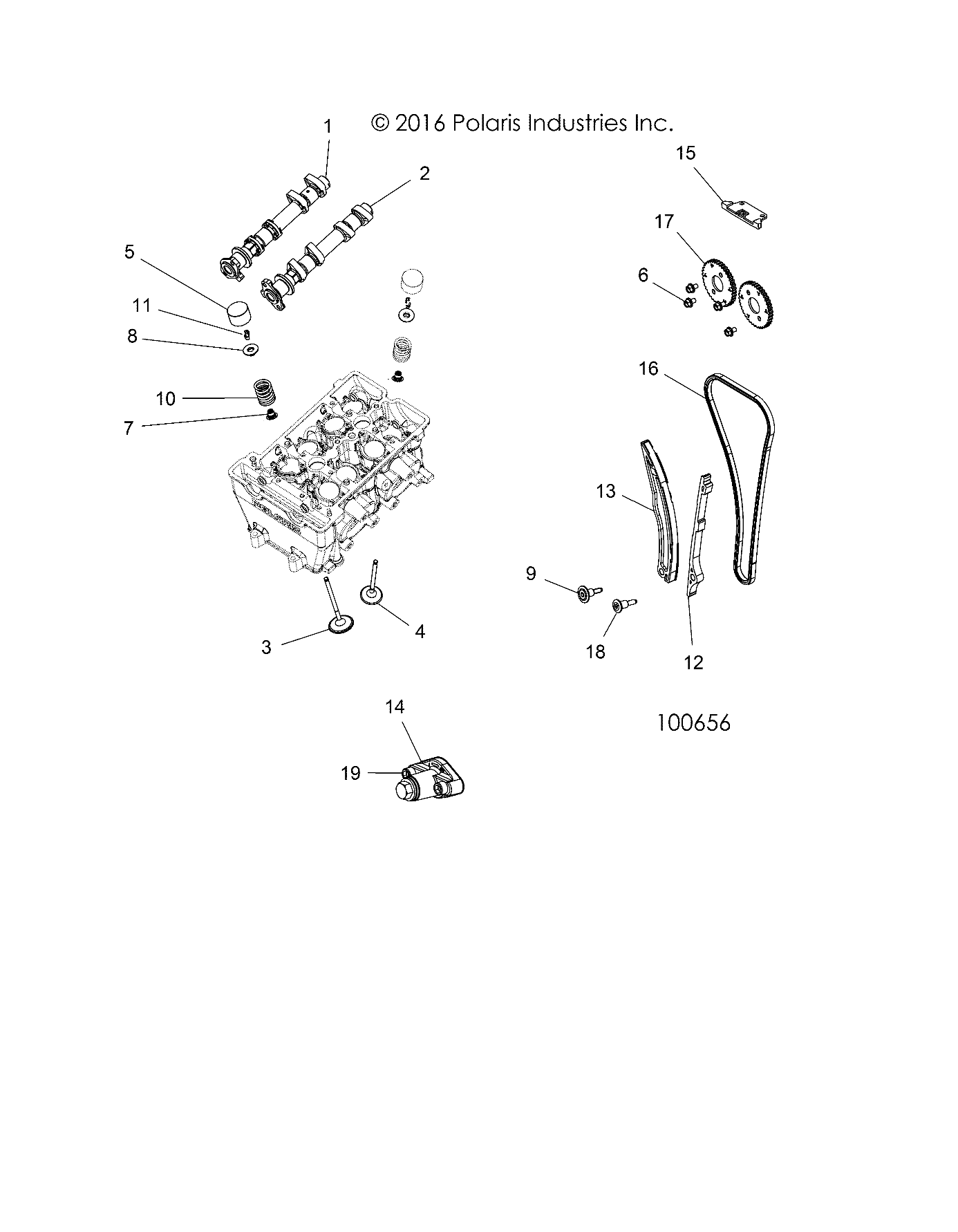 Foto diagrama Polaris que contem a peça 7044024