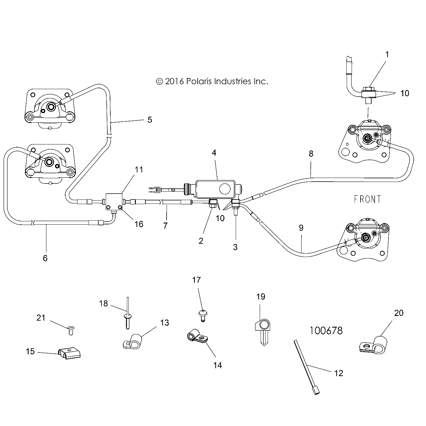 Part Number : 1912656 ASM-M/CYL TANDEM 5/8 SHORT FLG